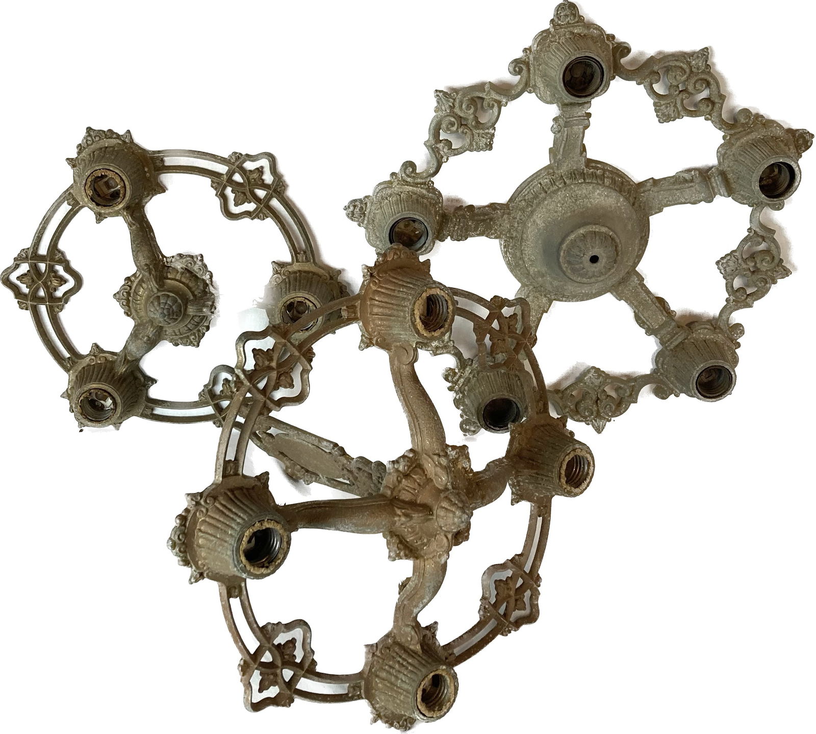 Set of three RIDDLE bare bulb lighting fixtures (1 of 4)