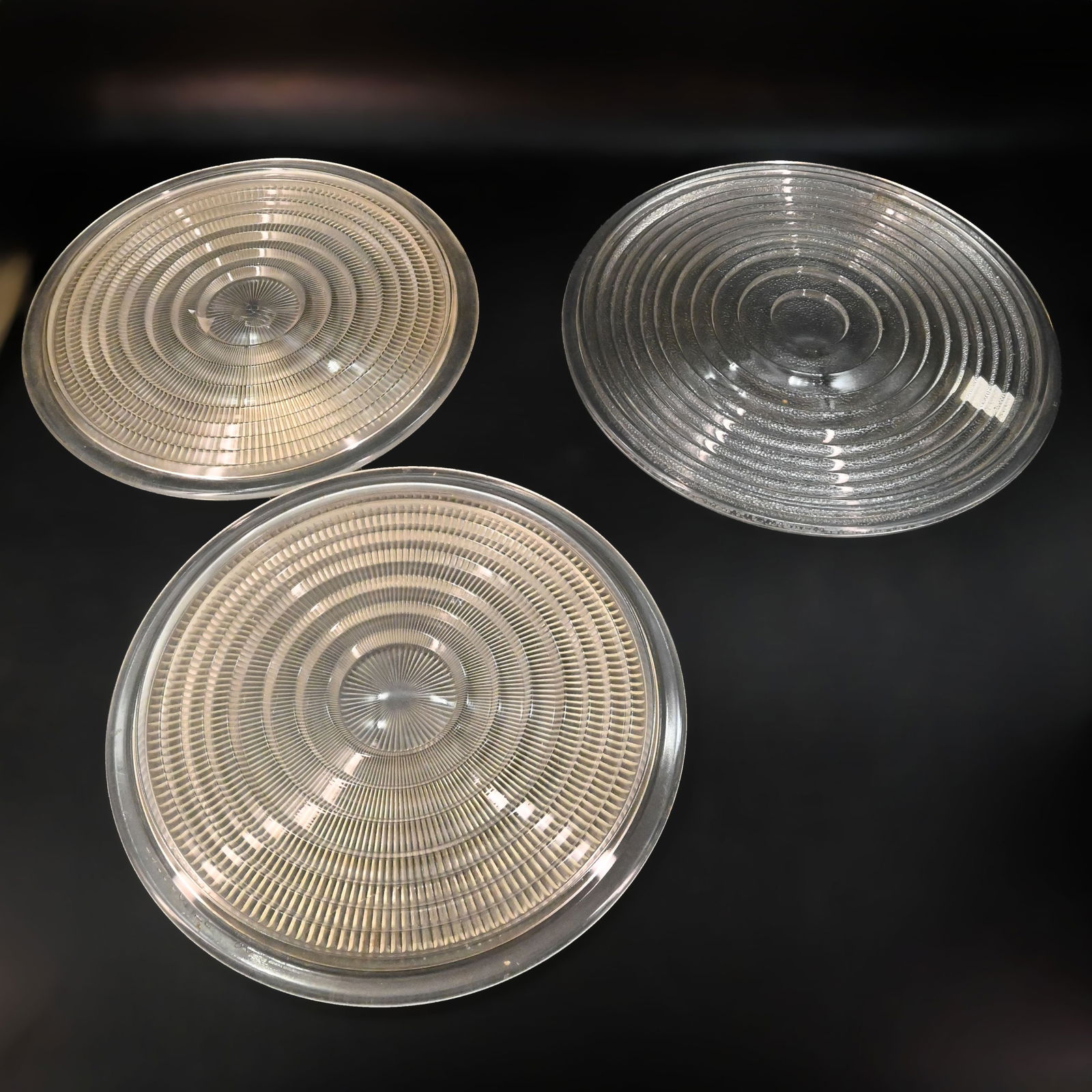 Three Large glass Fresnel Lenses (1 of 3)