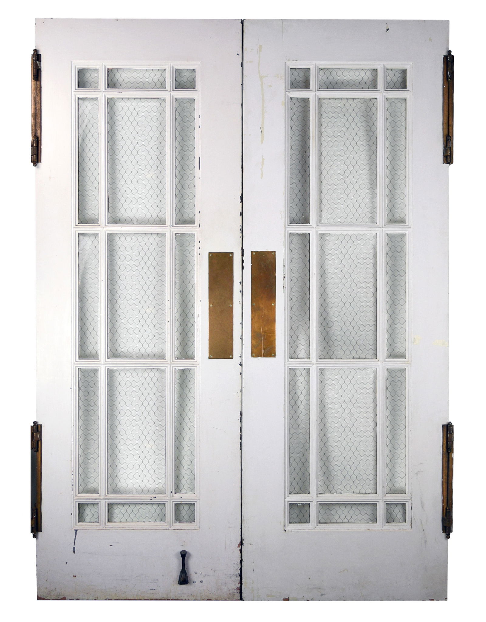 Steel chickenwire double door set (1 of 5)