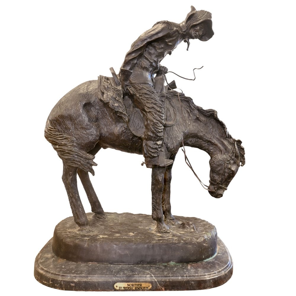 Brass green slag glass mission/craftsman pendant (1 of 6)