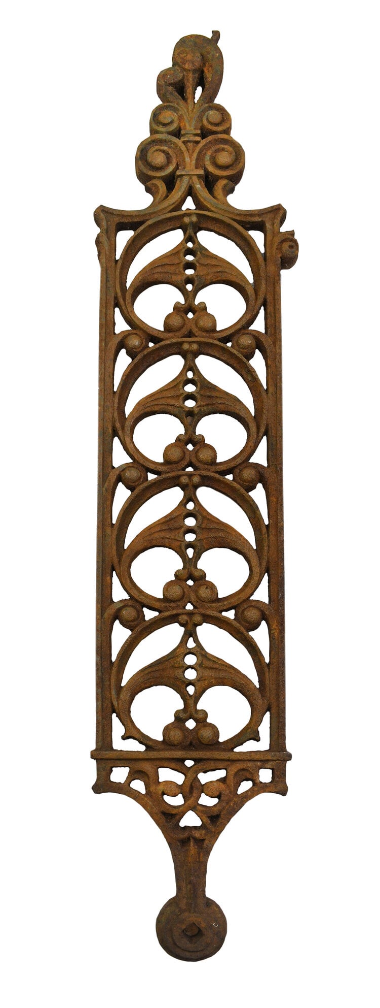 Pair of Original Pabst Building Milwaukee art nouveau cast iron balusters : 1ST PAIR OF THIS ITEM (1 of 12)