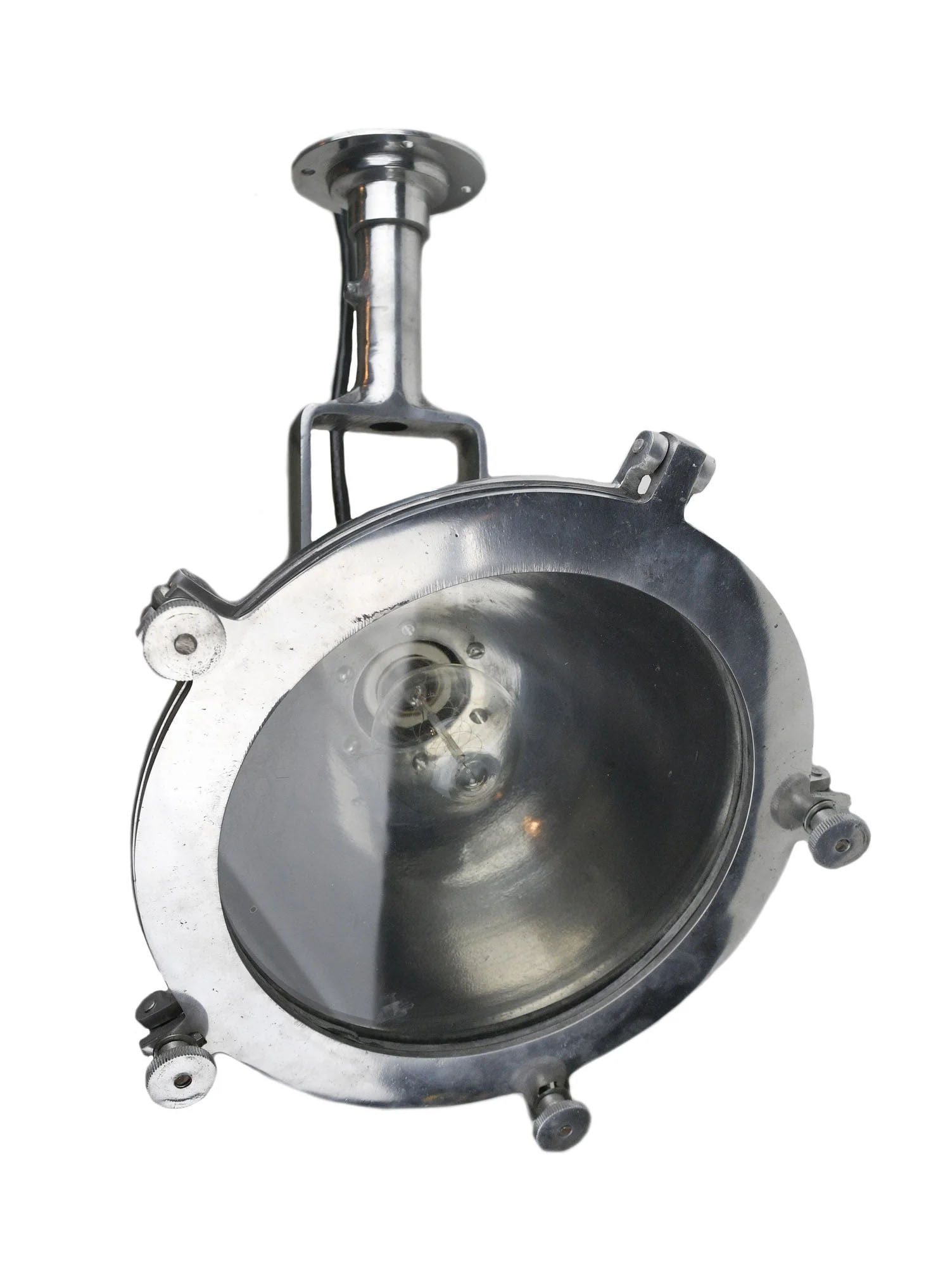Pair of nautical flushmount pivoting lights (1 of 2)