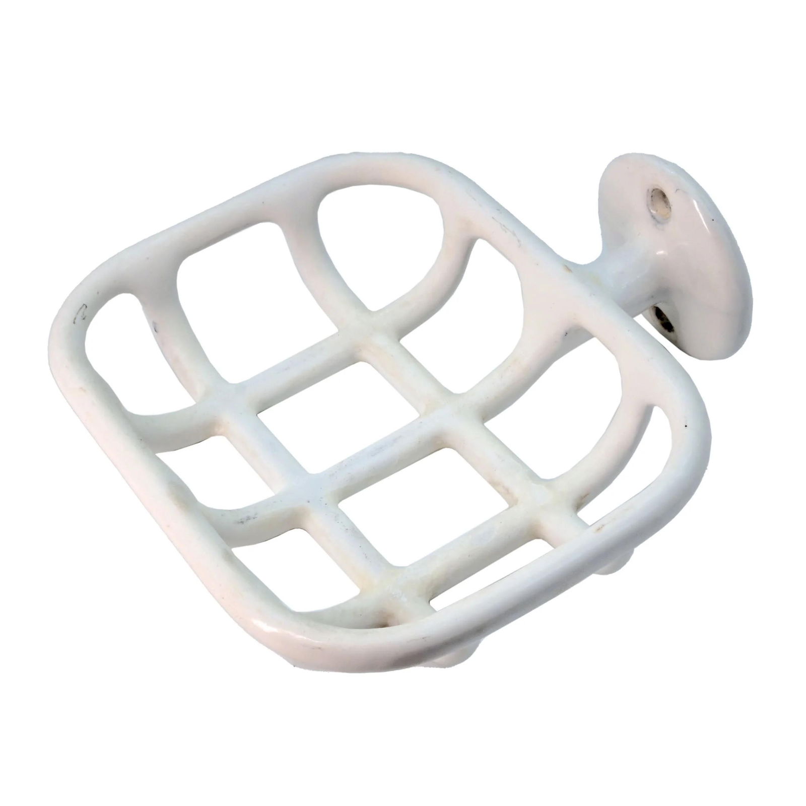 Enameled cast iron soap cage holder (1 of 2)