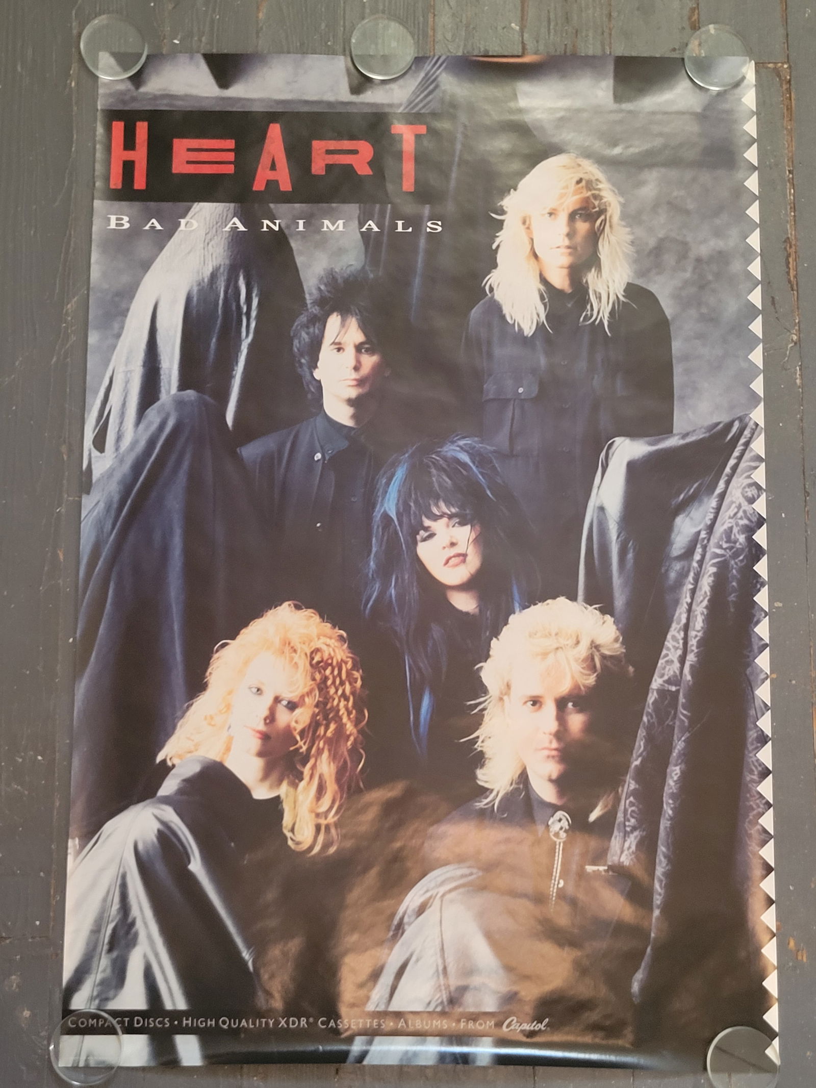 Heart Promo Poster Capitol Records 1987 (1 of 2)