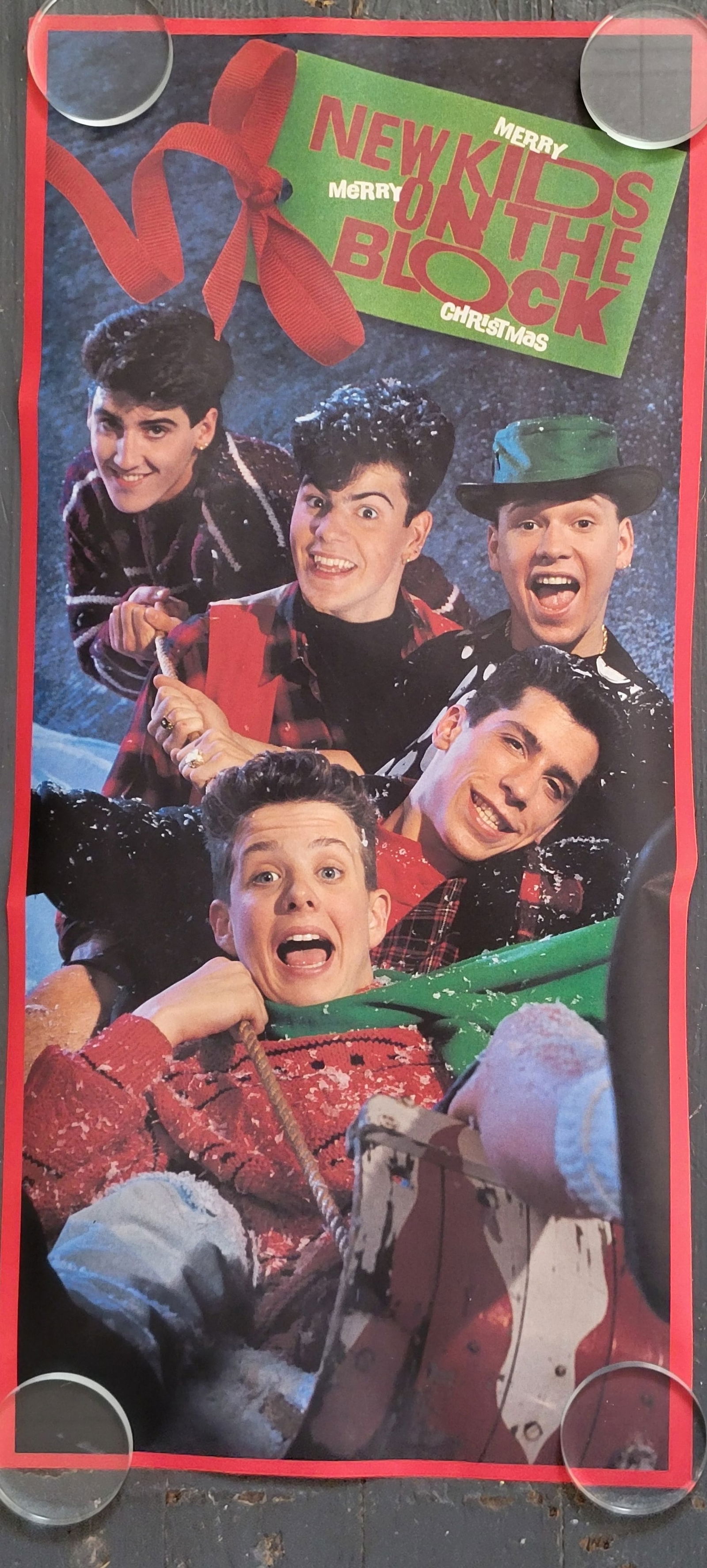 New Kids On The Block 1989 Albums Promo Poster Double Sided (1 of 3)