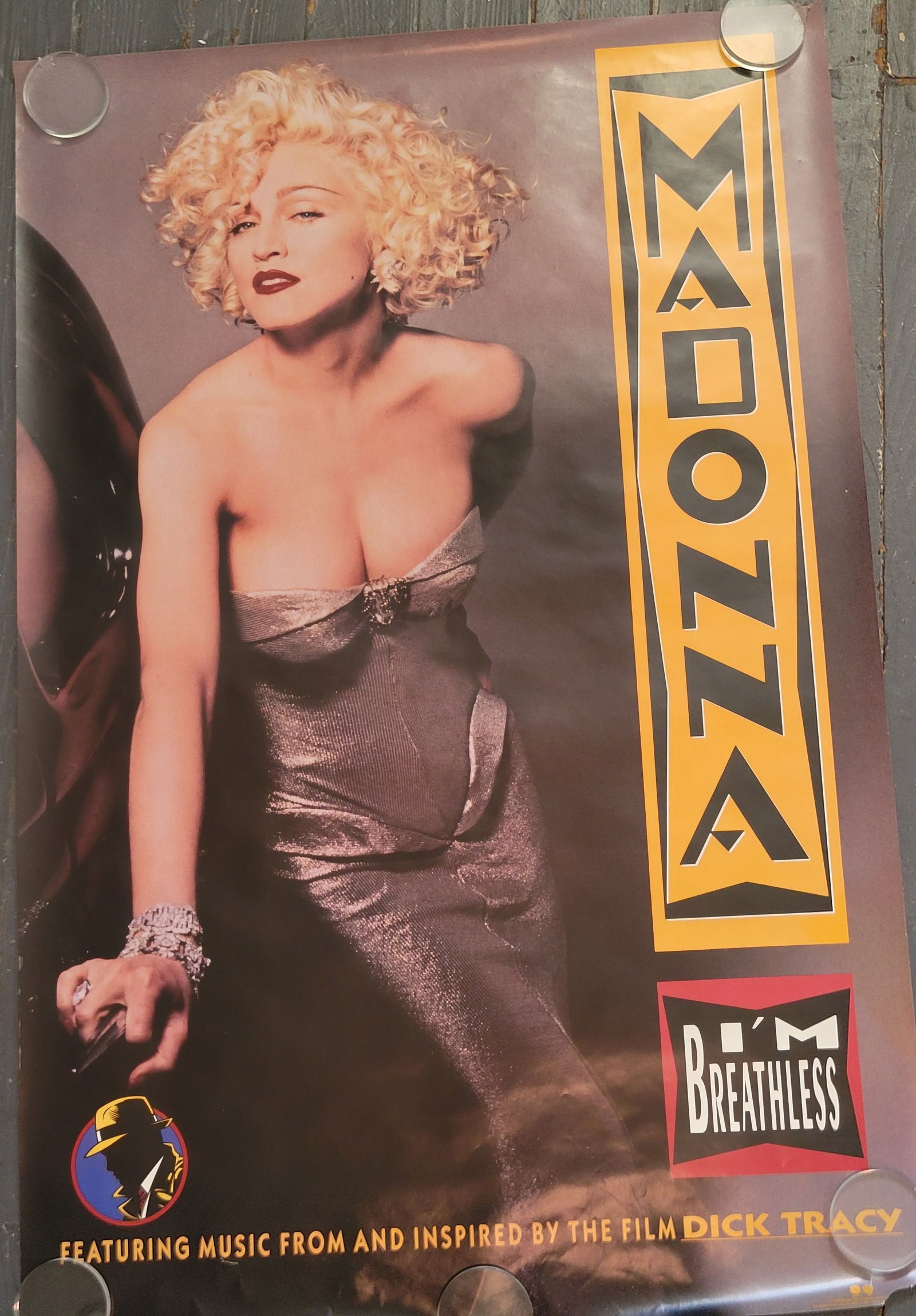 Madonna Dick Tracy 1990 Promo Poster (1 of 2)