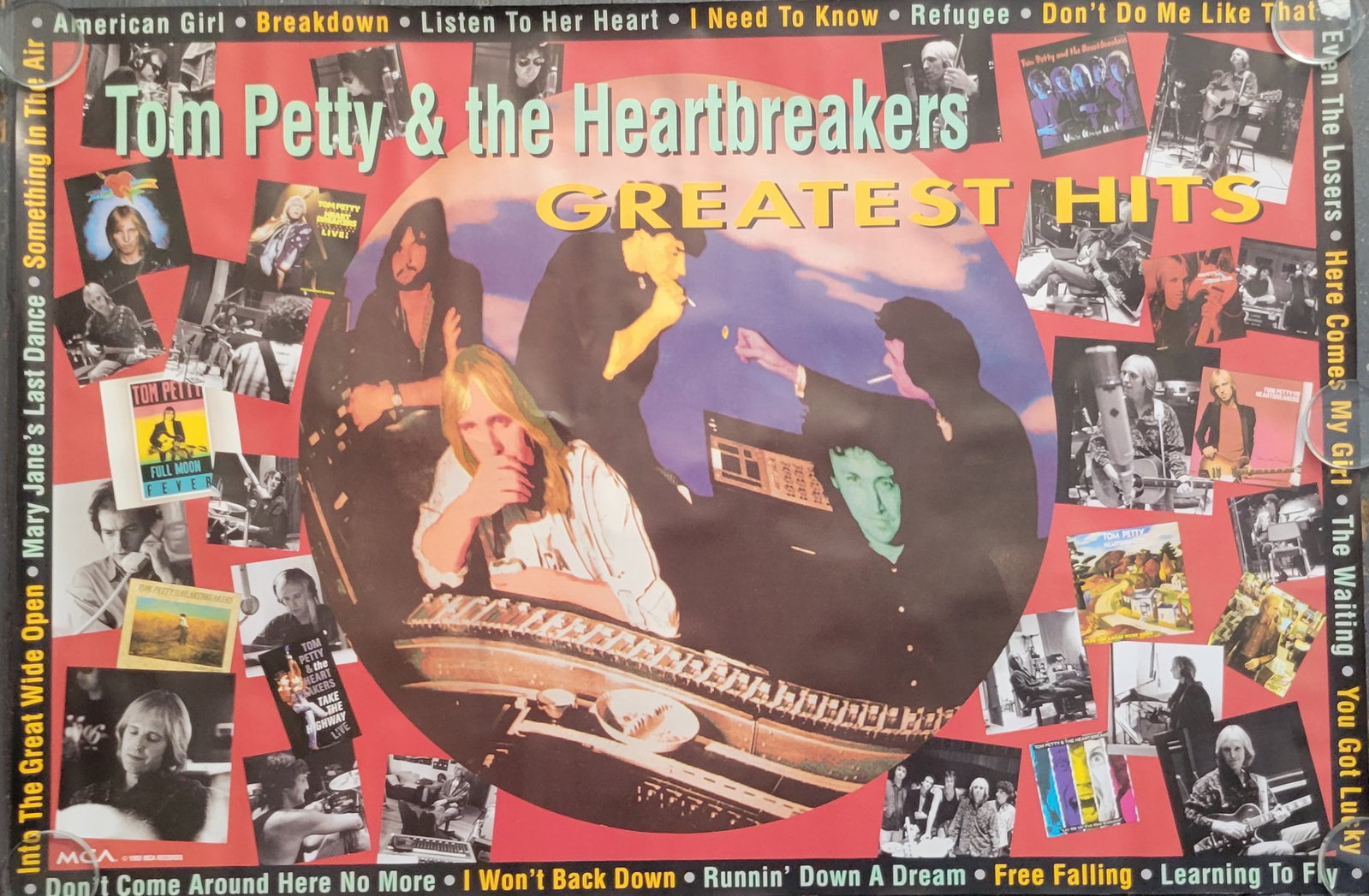 Tom Petty 1993 Greatest Hits Promo Poster: 36x24