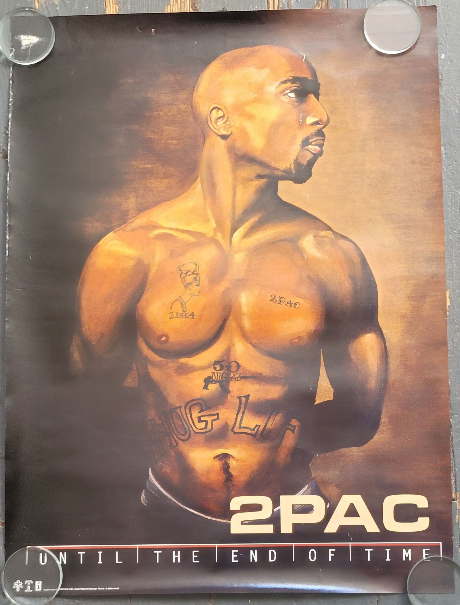 2PAC Until The End Of TIme 2001 Death Row Promo Poster (1 of 3)