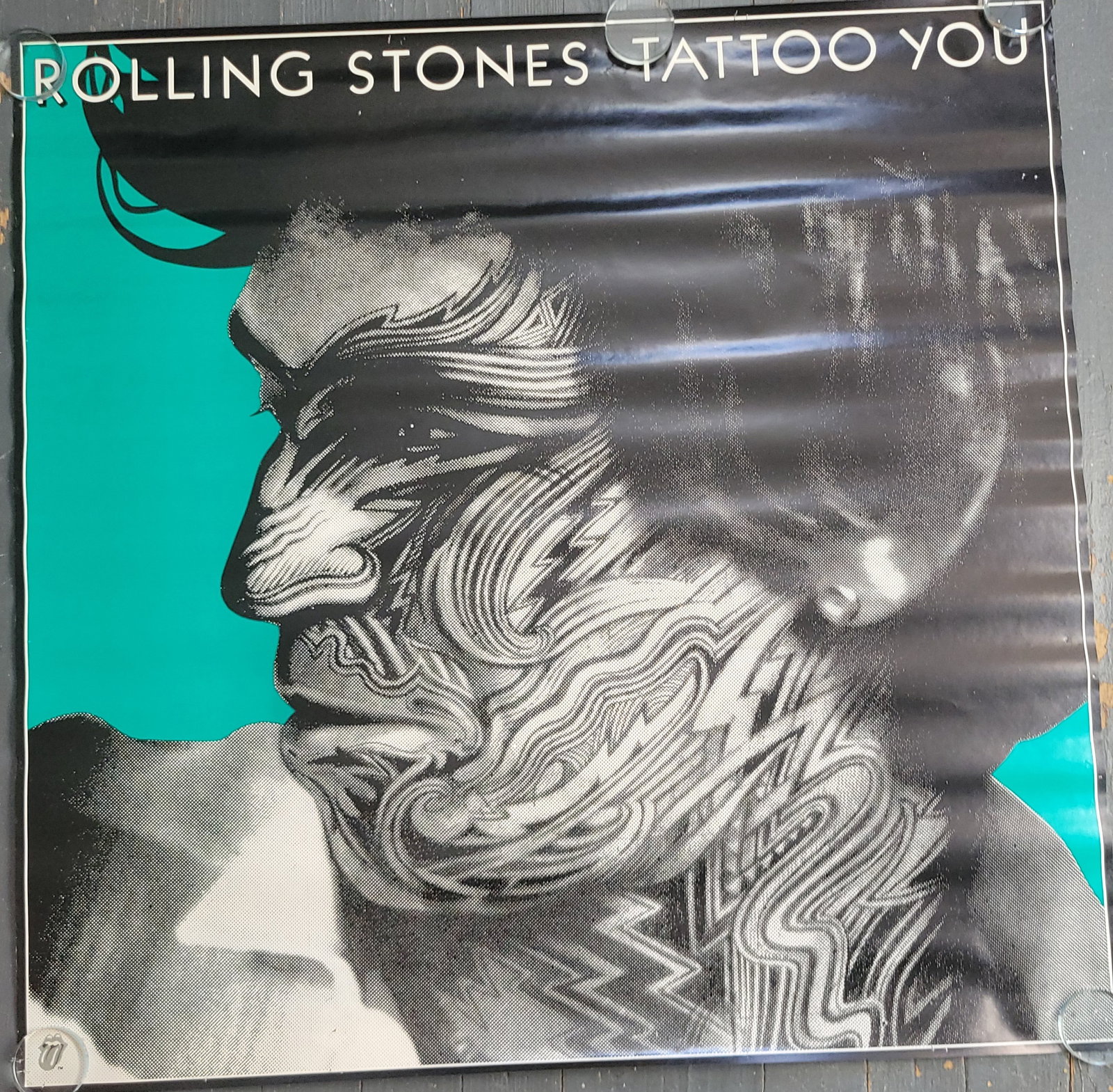 Rolling Stones Tattoo You 1981 Promo Poster (1 of 2)