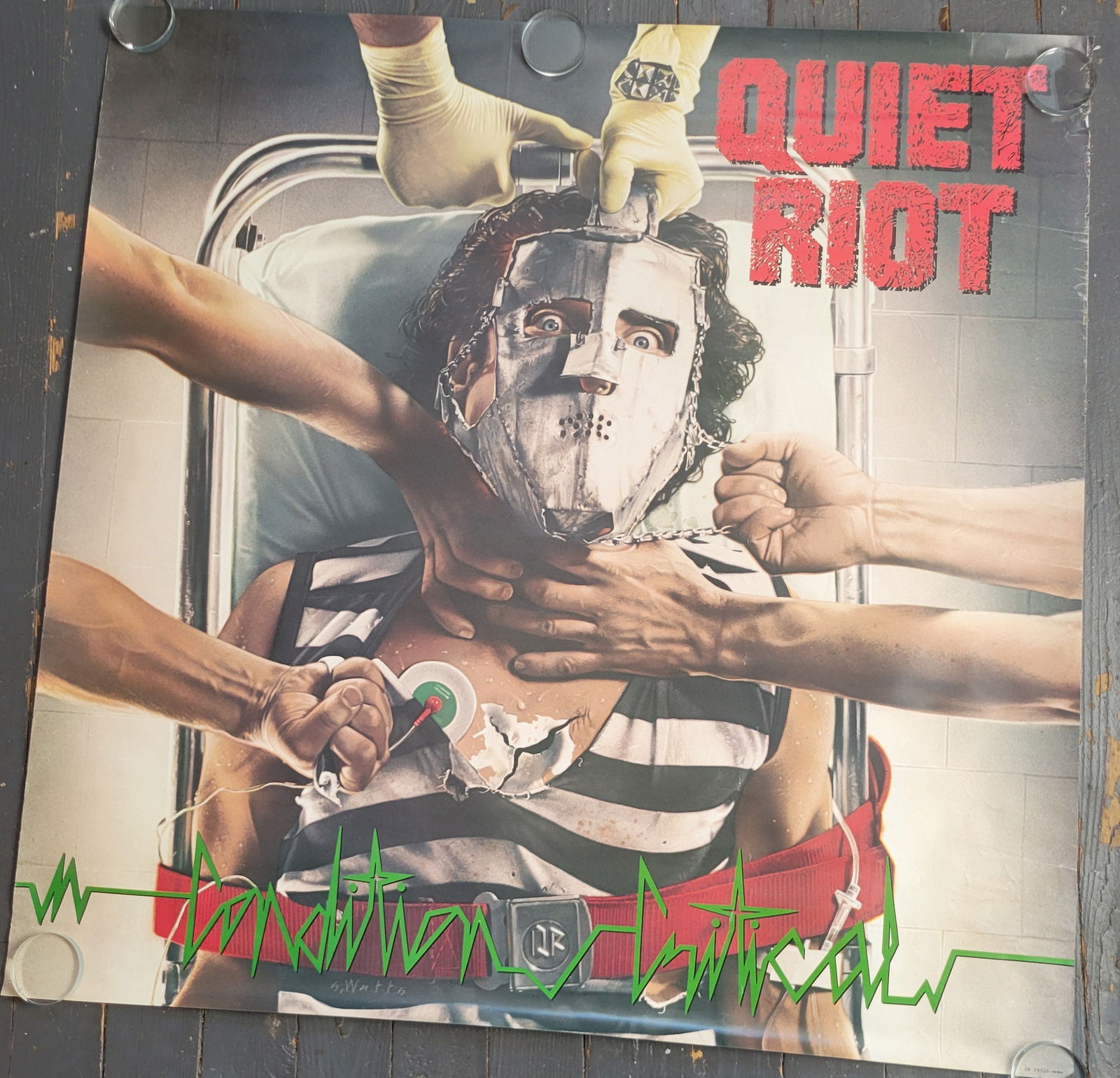 Quiet Riot 1984 CBS Music Promo Poster (1 of 3)