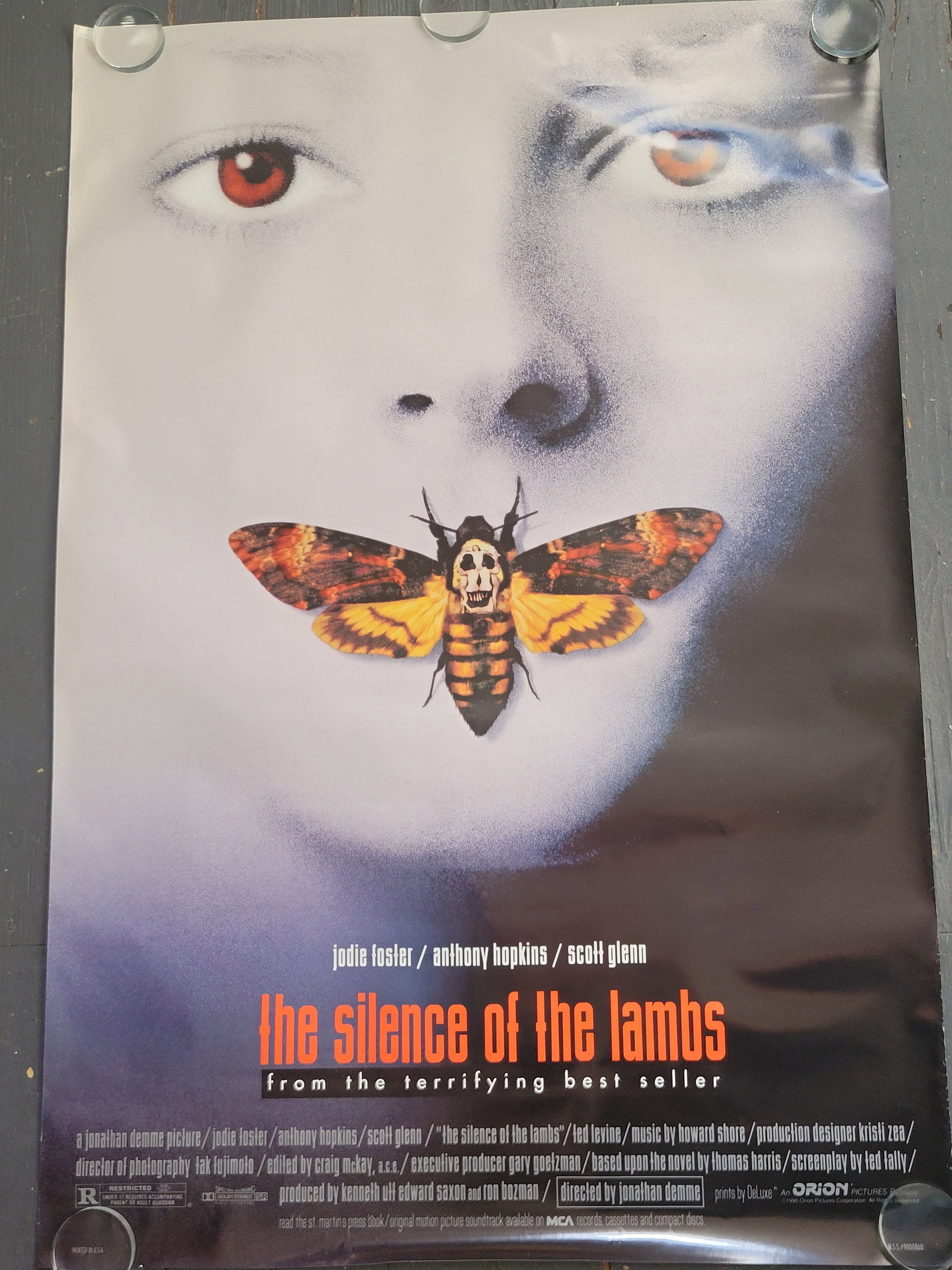 Silence Of The Lambs 1991 Promo Poster: 40x27