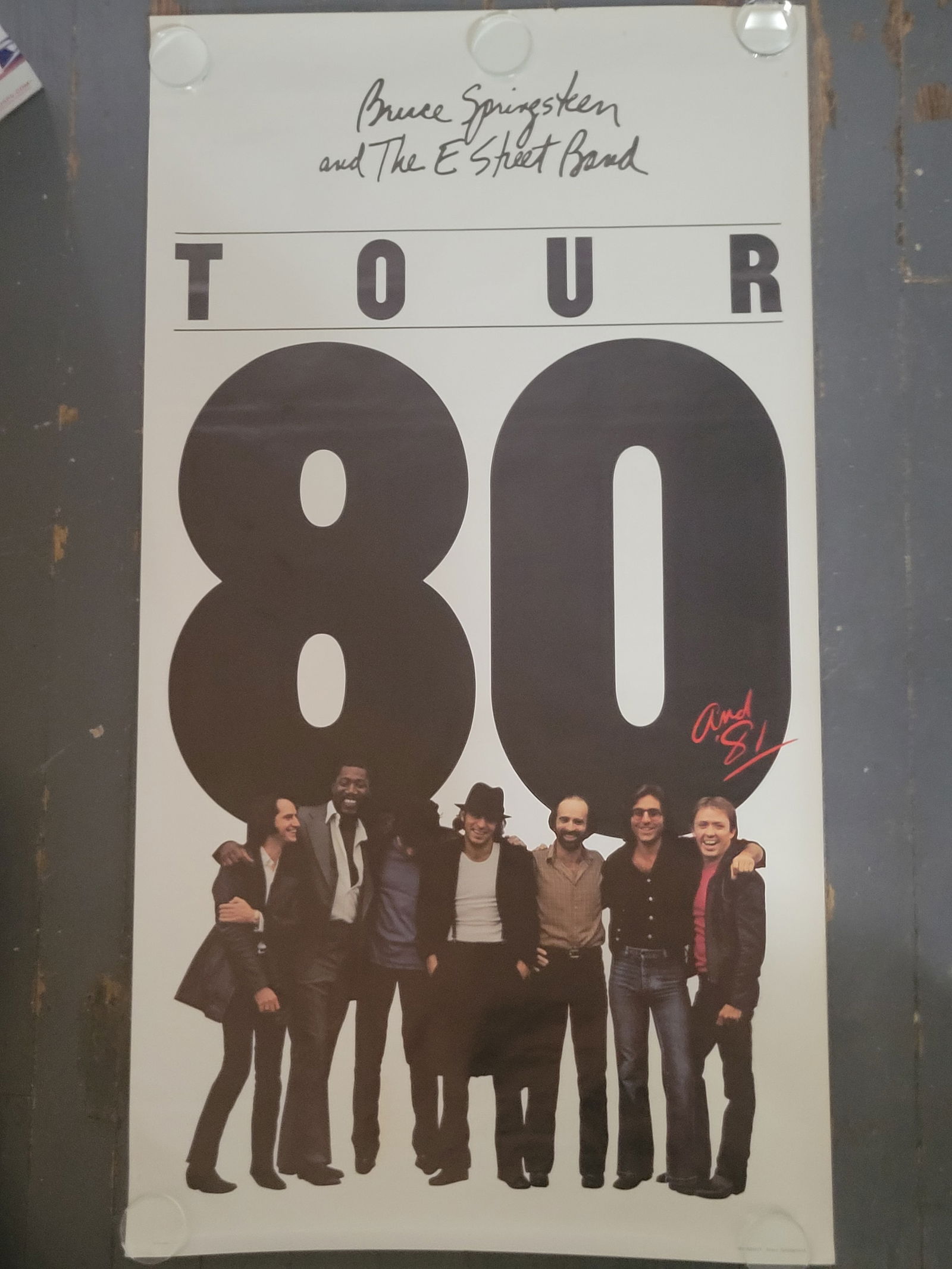 Bruce Springsteen Promo Poster 1980 (1 of 2)