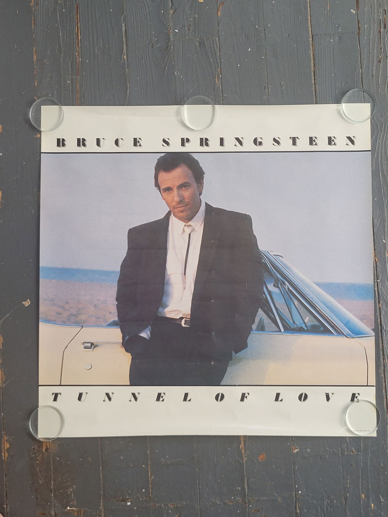 Bruce Springsteen Promo Poster 1987 CBS (1 of 1)