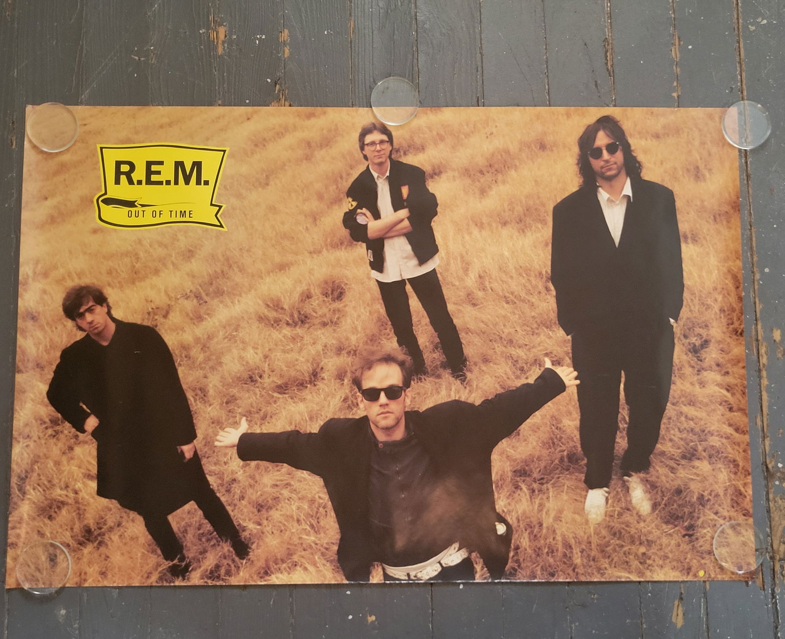 REM Promo Poster 1986 (1 of 1)