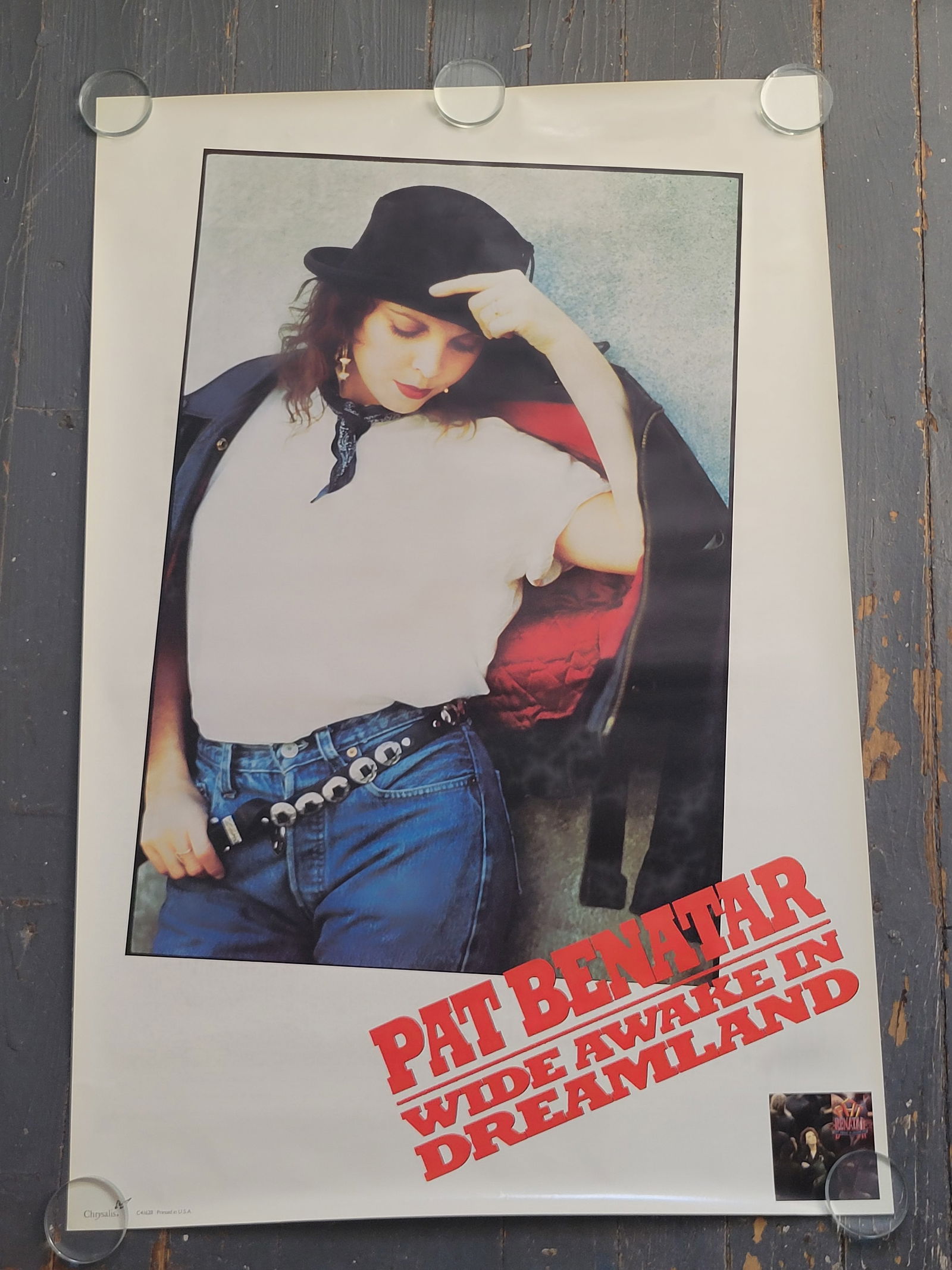 Promotional Poster Pat Benatar 1988 (1 of 1)