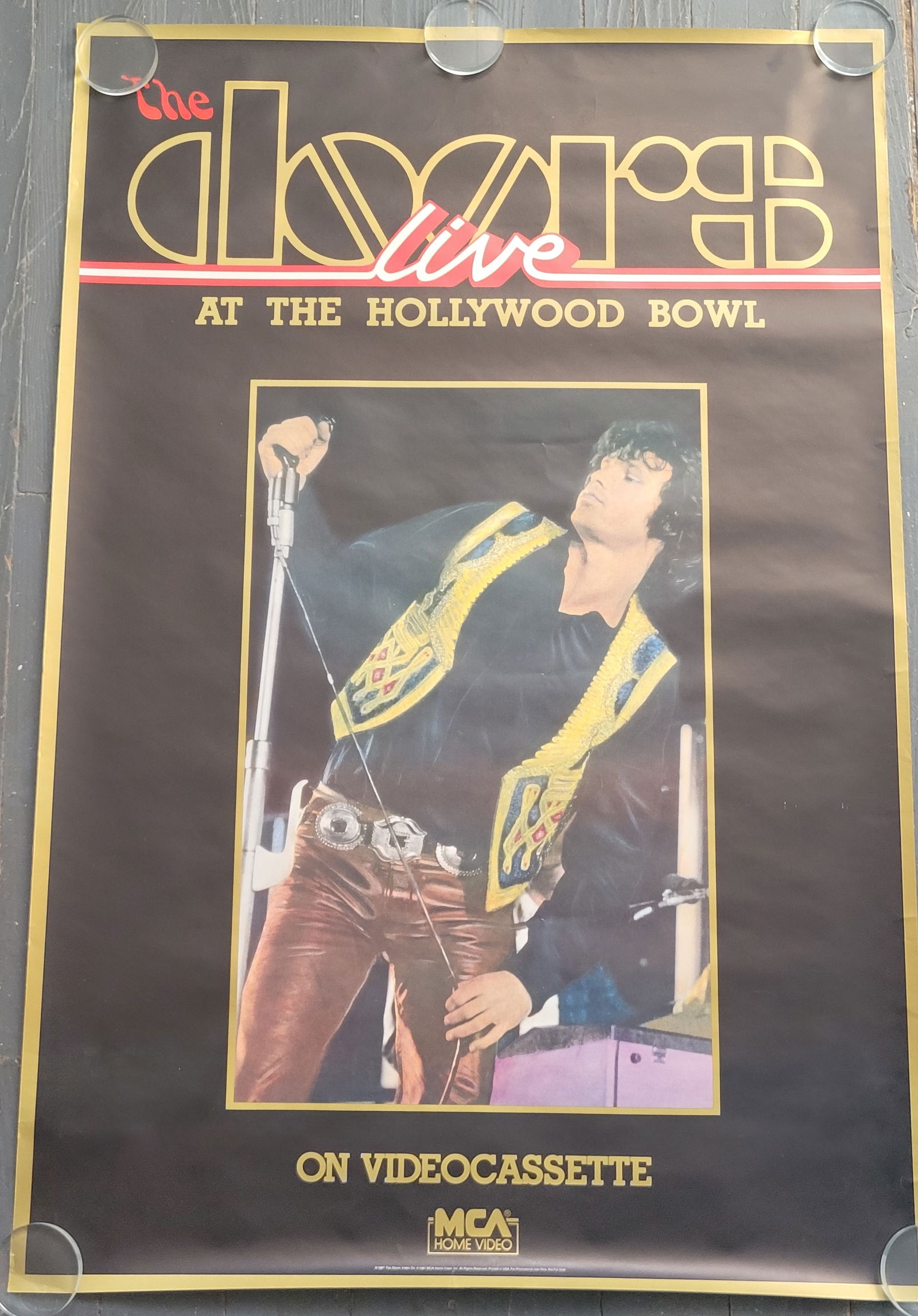 The Doors Live Hollywood Bowl Promo Poster 1987 (1 of 1)