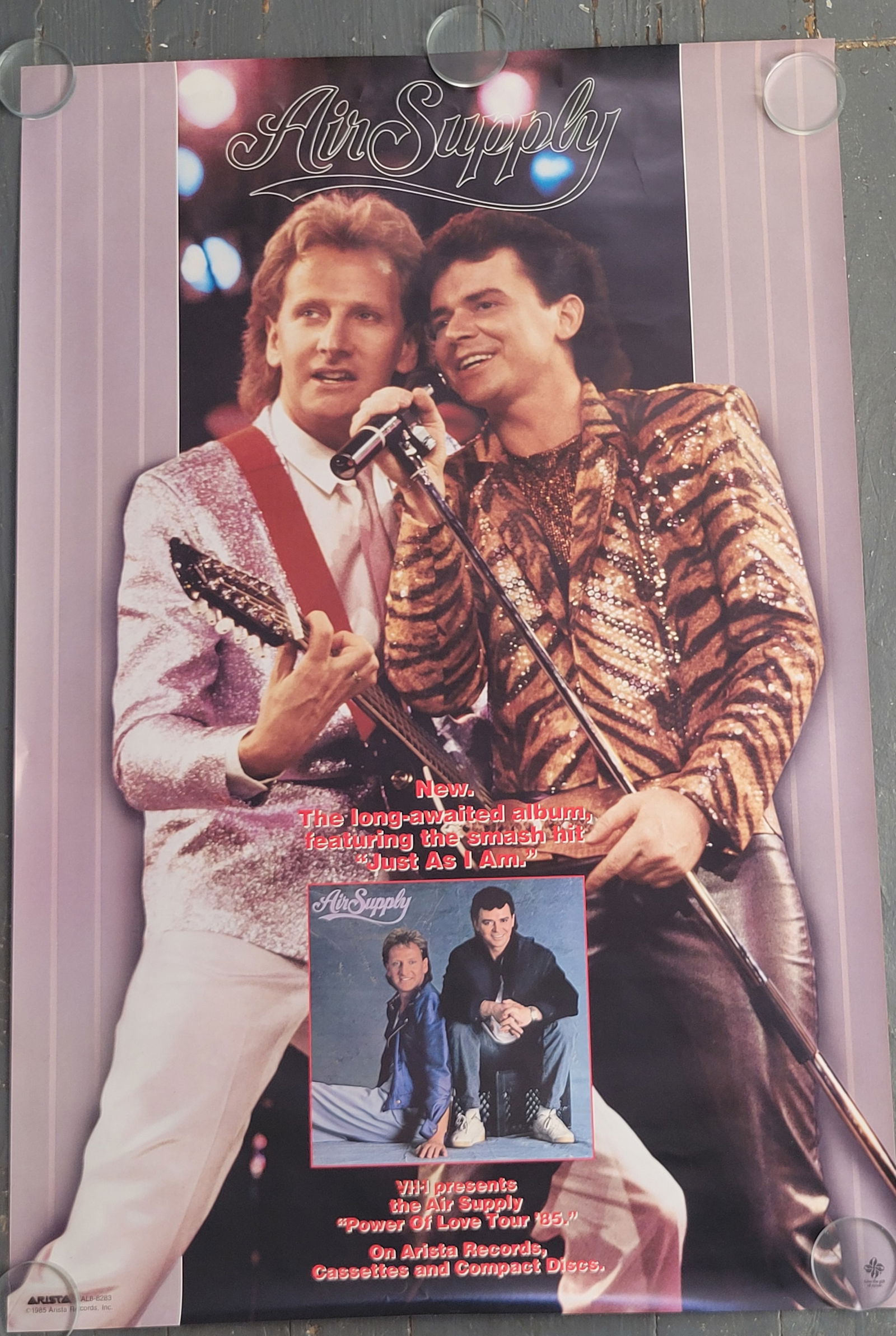 Air Supply Promo Poster 1985 (1 of 1)