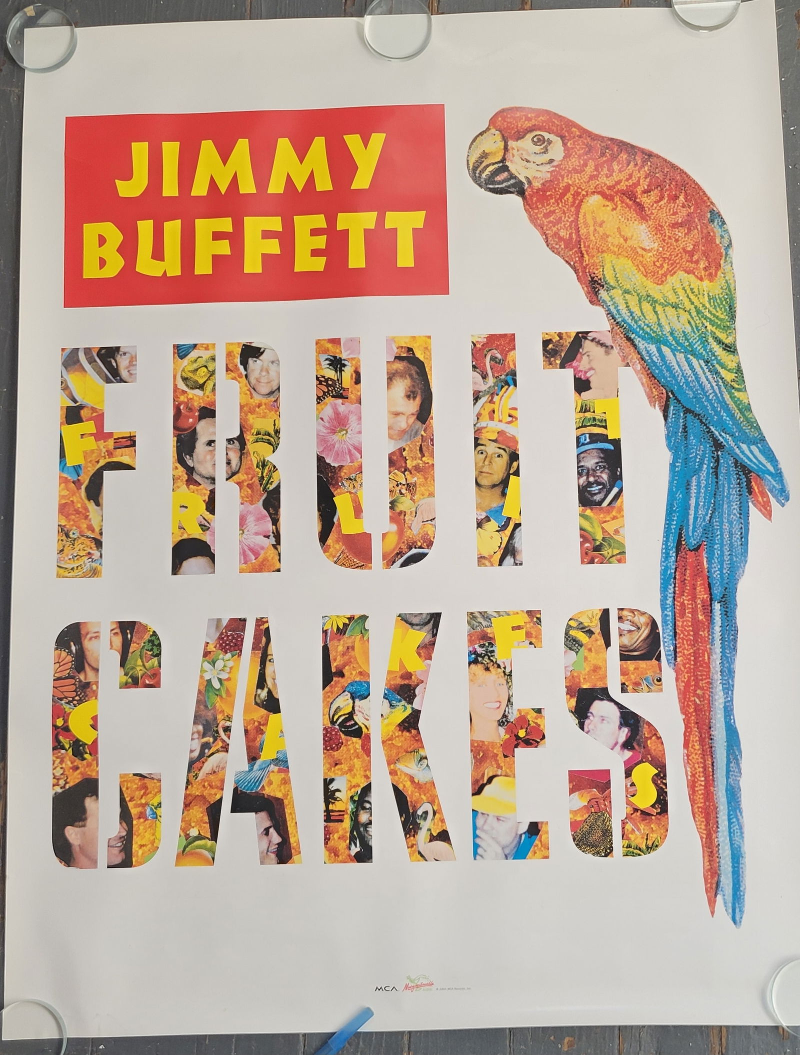 Jimmy Buffett Fruit Cakes Promo Poster 1994 (1 of 1)