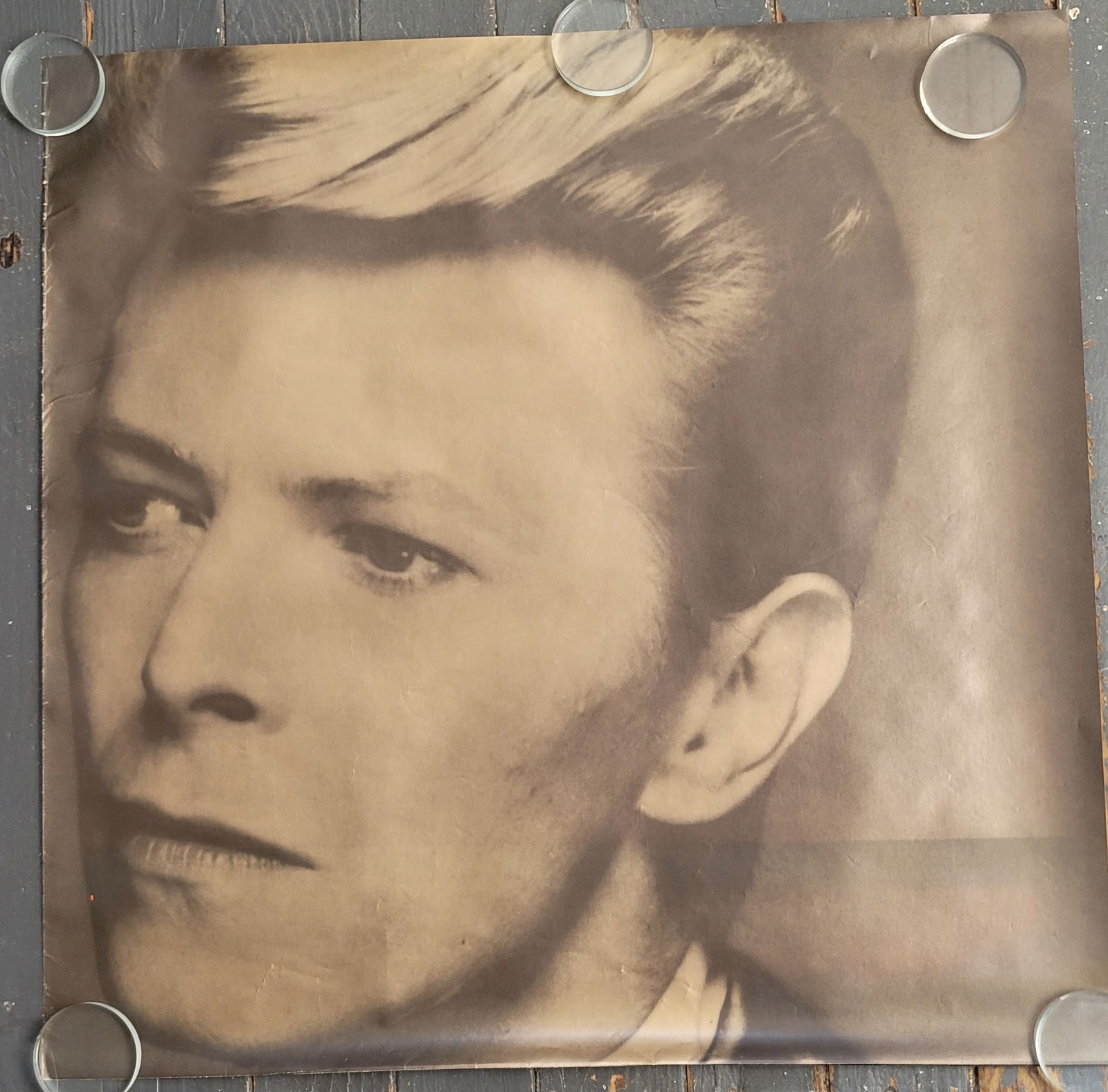 David Bowie Promotional Poster 1980s (1 of 1)