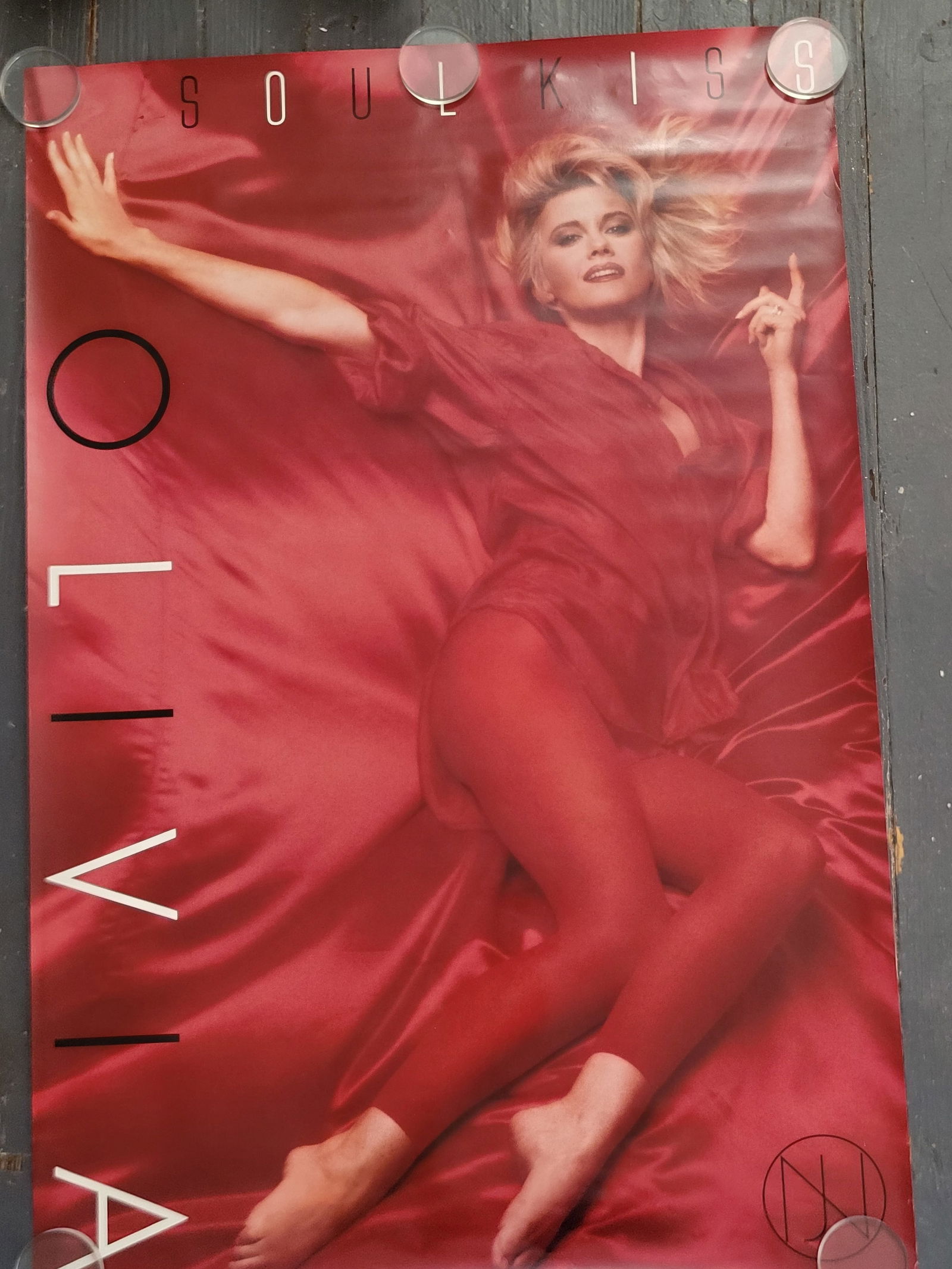 Olivia Newton John Promo Poster 1985 (1 of 1)