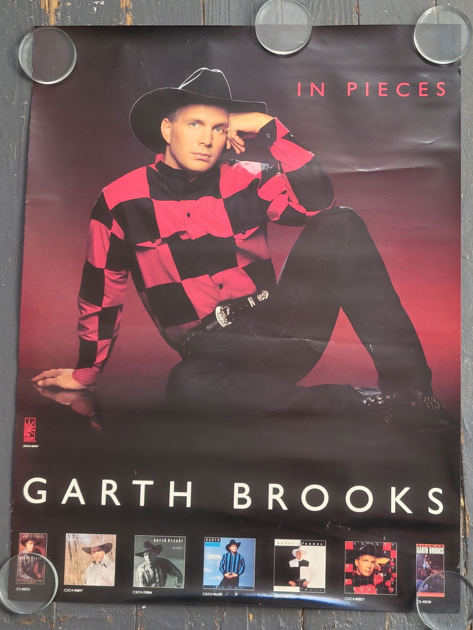 Promo Poster Lot Of 2 Garth Brooks And BananaRama (1 of 2)