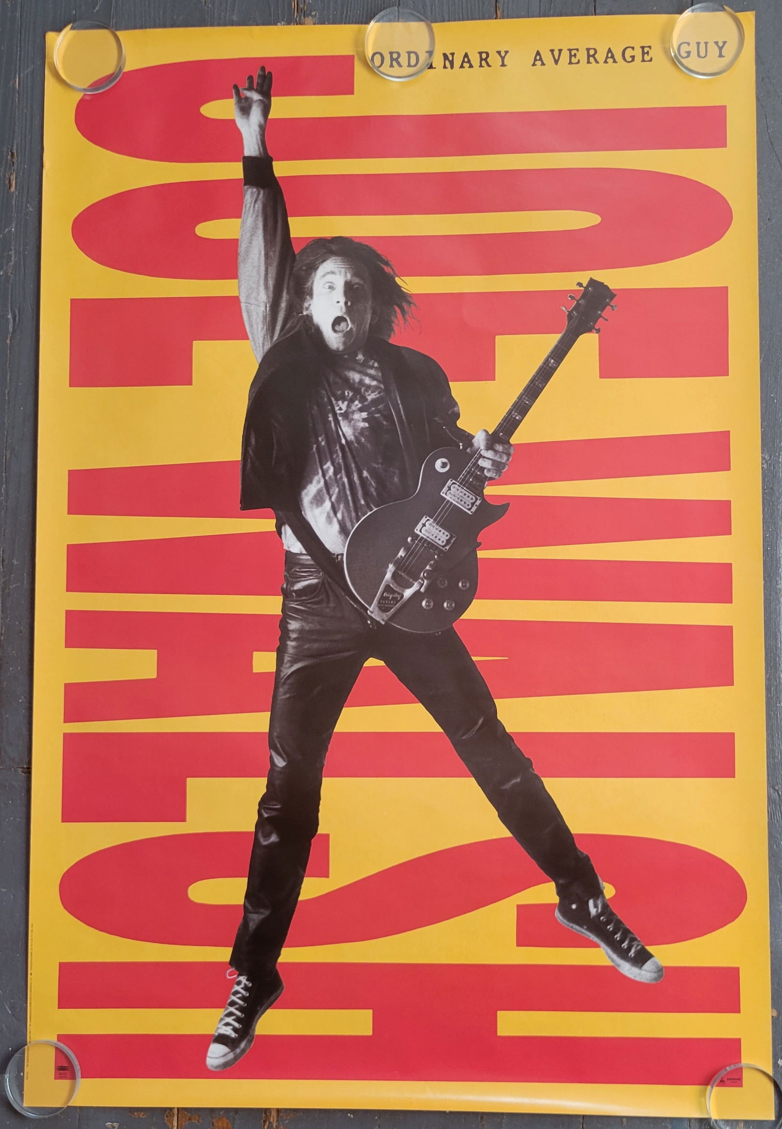 Joe Walsh Promo Poster 1991 (1 of 1)