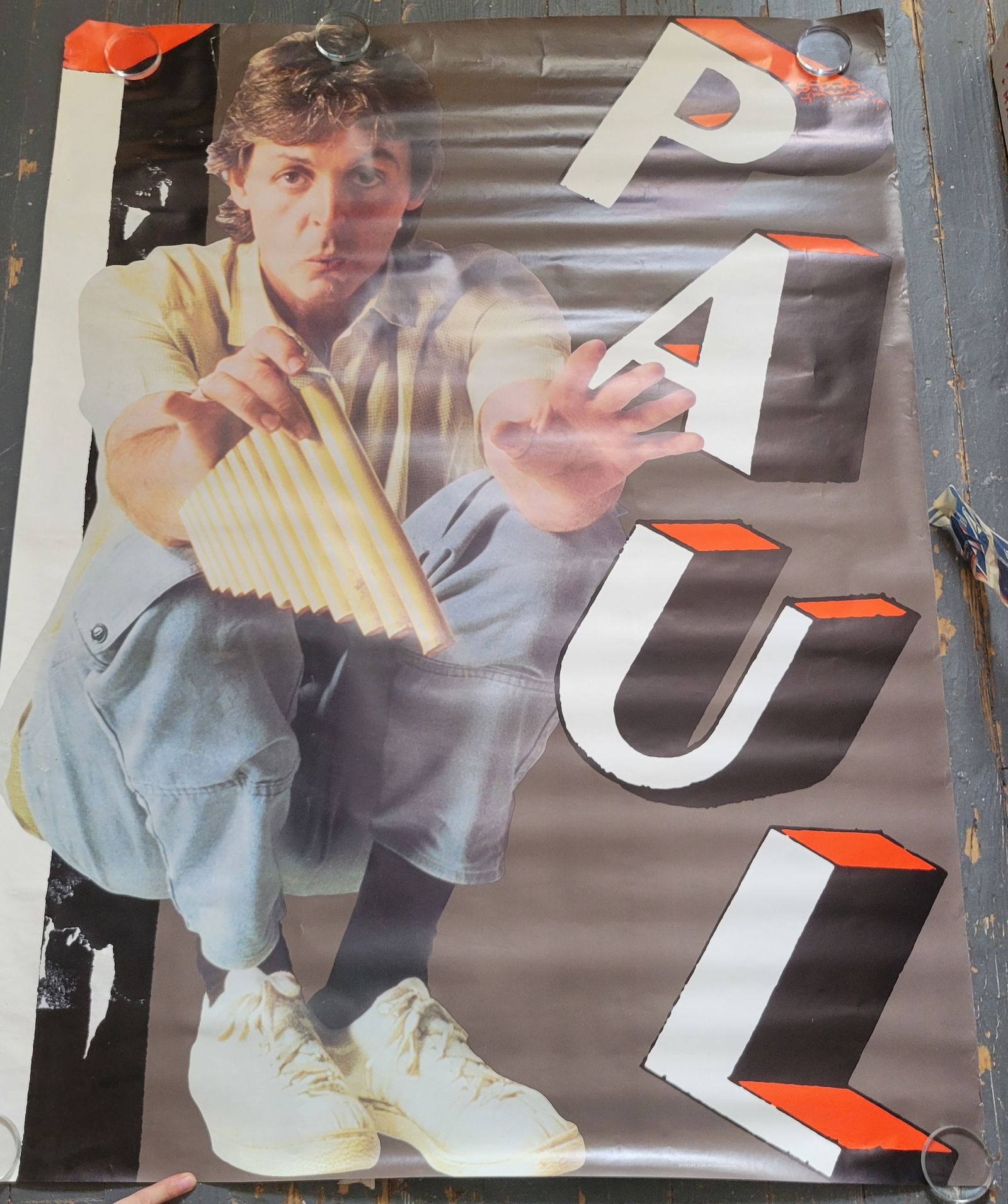 Large Paul MCcartney Promo Poster 1983 (1 of 1)