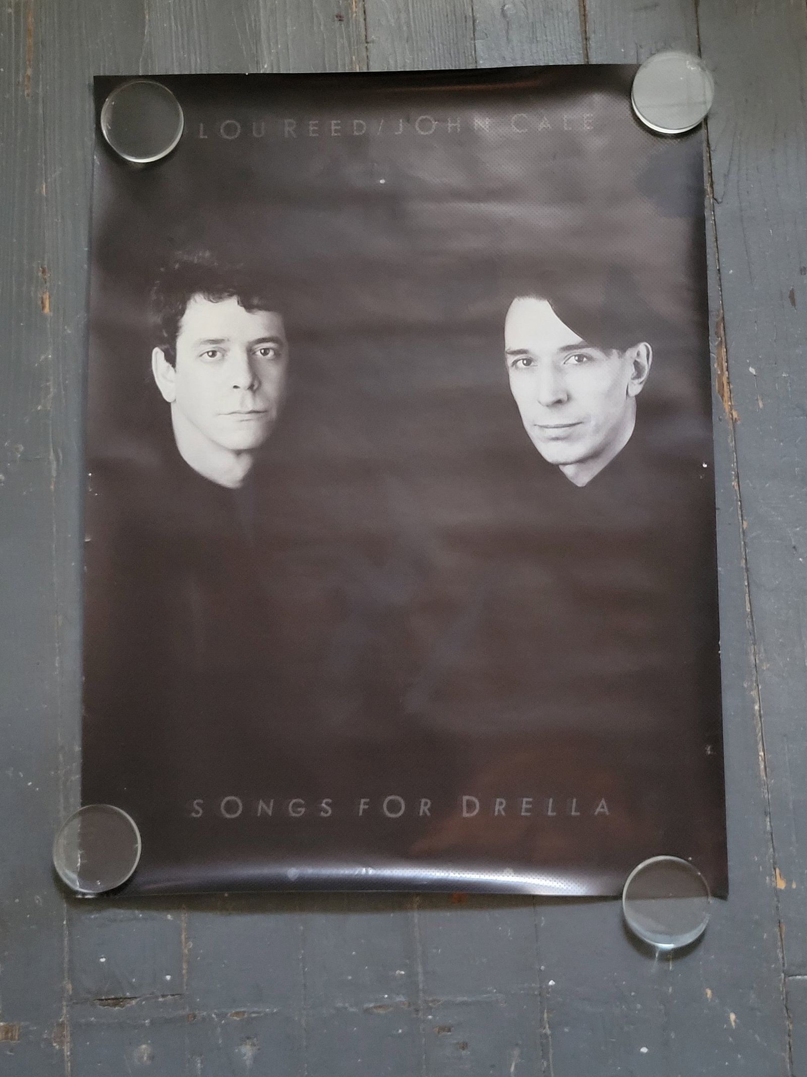 Lou Reed John Cale Promo Poster (1 of 1)