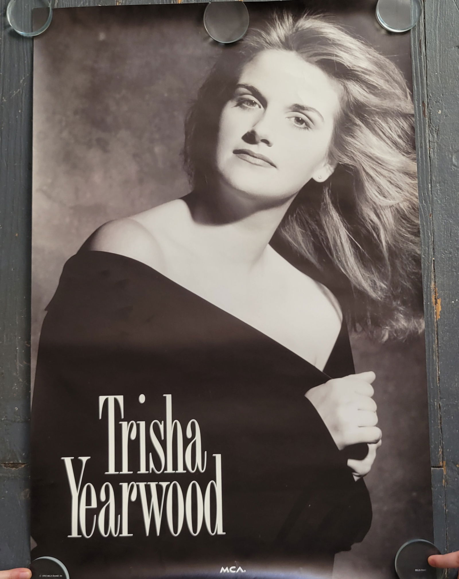 Promo Poster Lot of 2 Trisha Yearwood Rickie Lee Jones 90s (1 of 2)