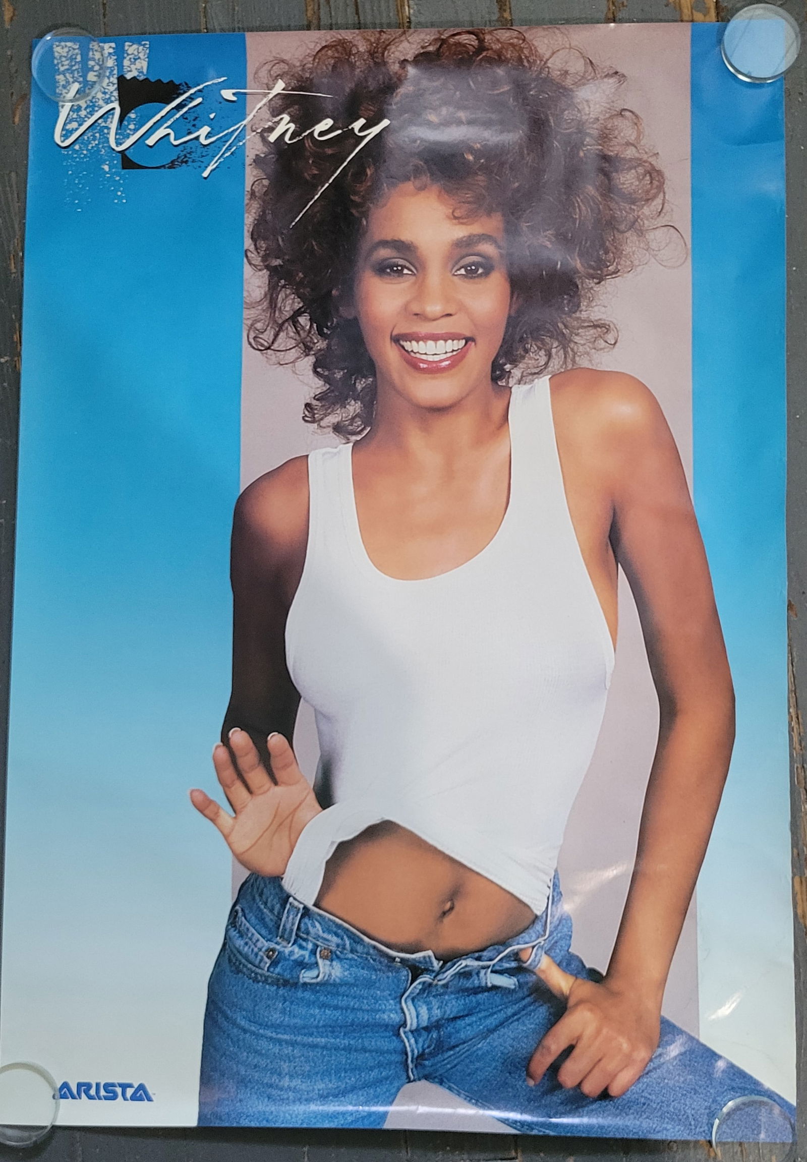 Lot of 2 Promo Posters Elton John and Whitney Houston (1 of 2)