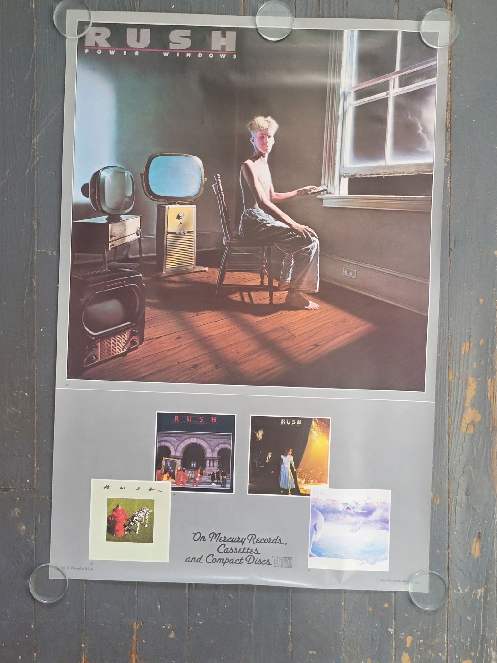 Rush Promo Poster 1985 (1 of 1)