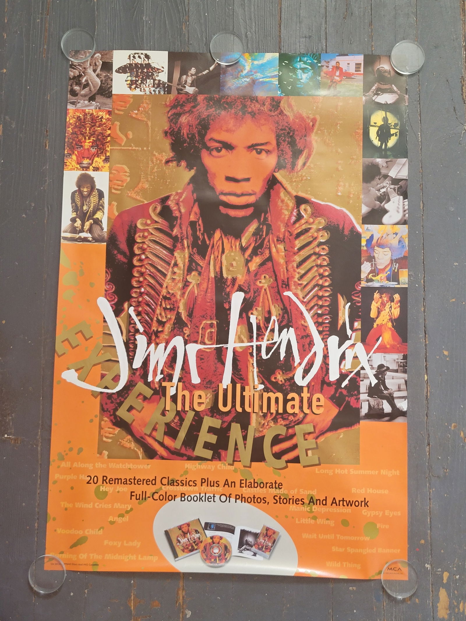 Jimi Hendrix Experience Promo Poster MCA 1993 (1 of 1)