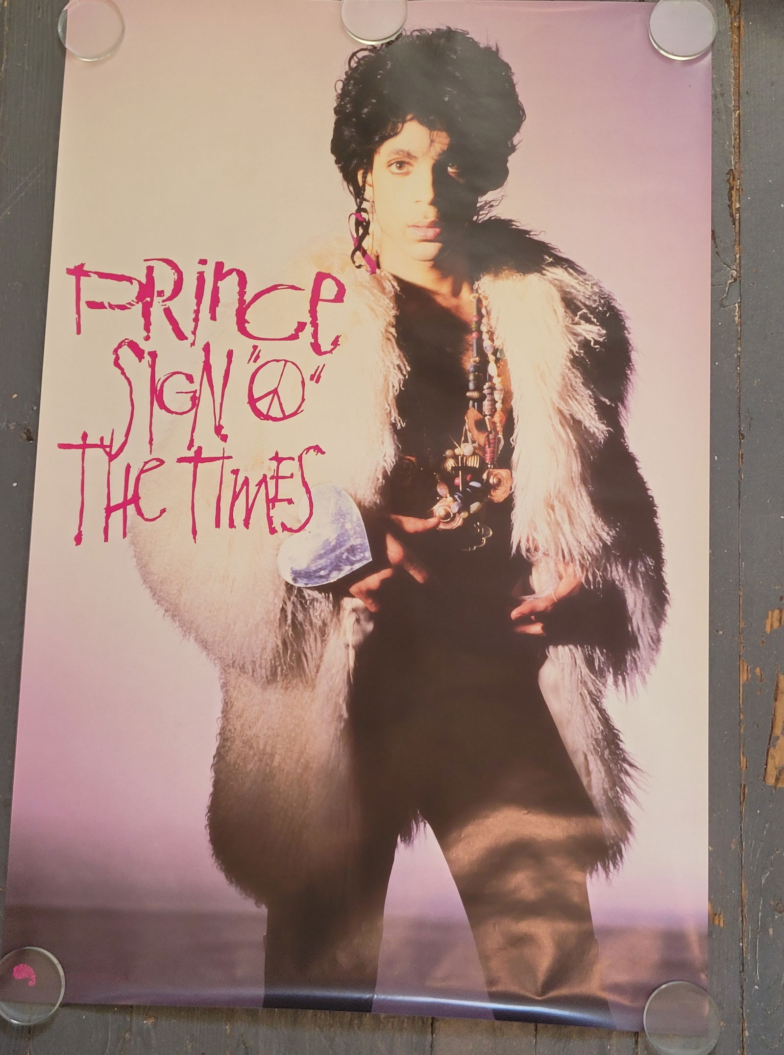 Prince Sign OF The TImes Promo Posters 90s (1 of 1)
