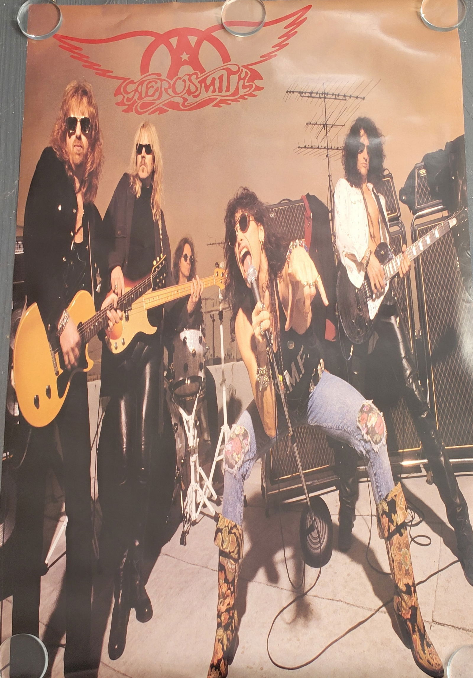 Aerosmith 90s Promo Poster Double Sided (1 of 2)