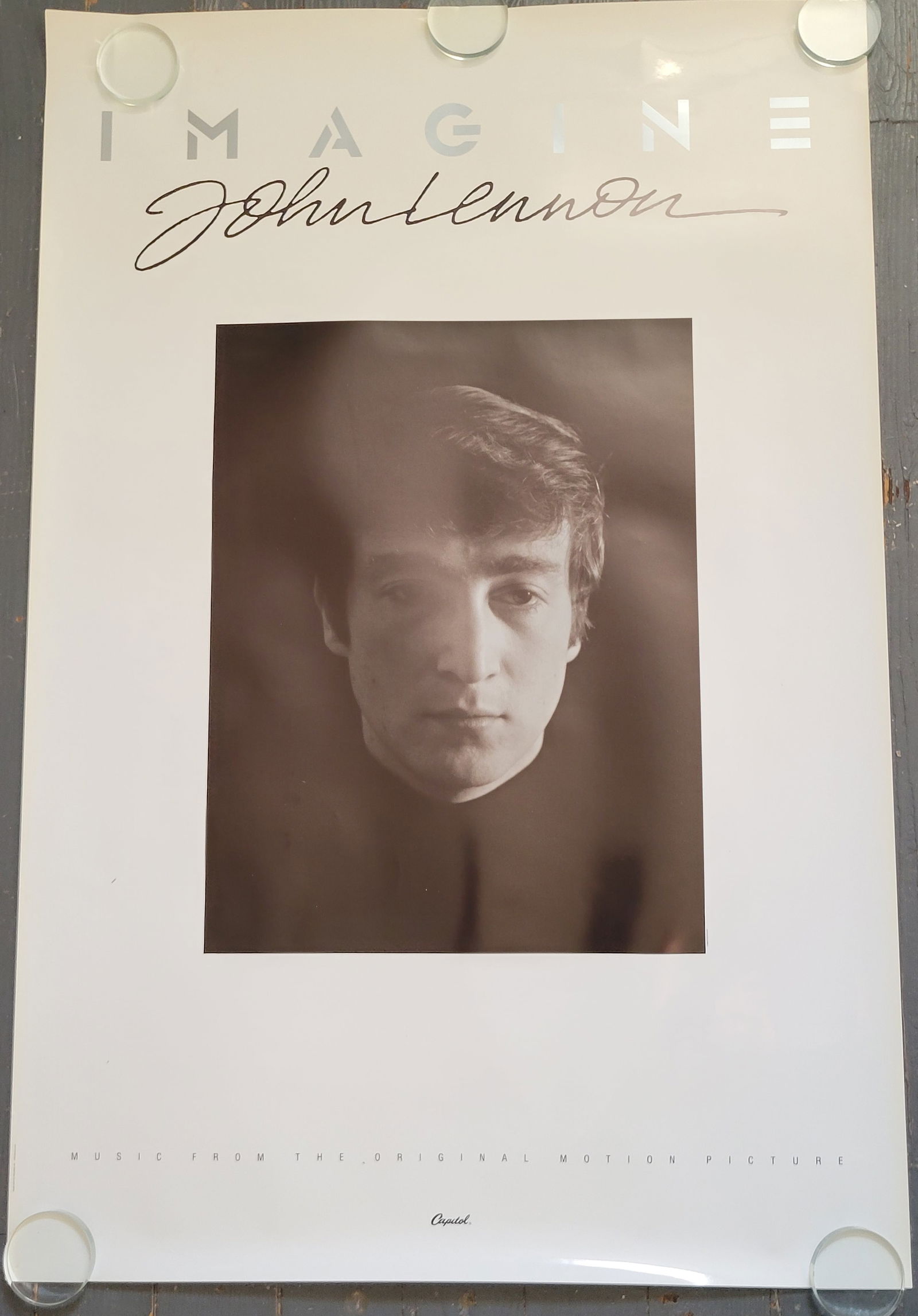 John Lennon Imagine Promo Poster (1 of 1)