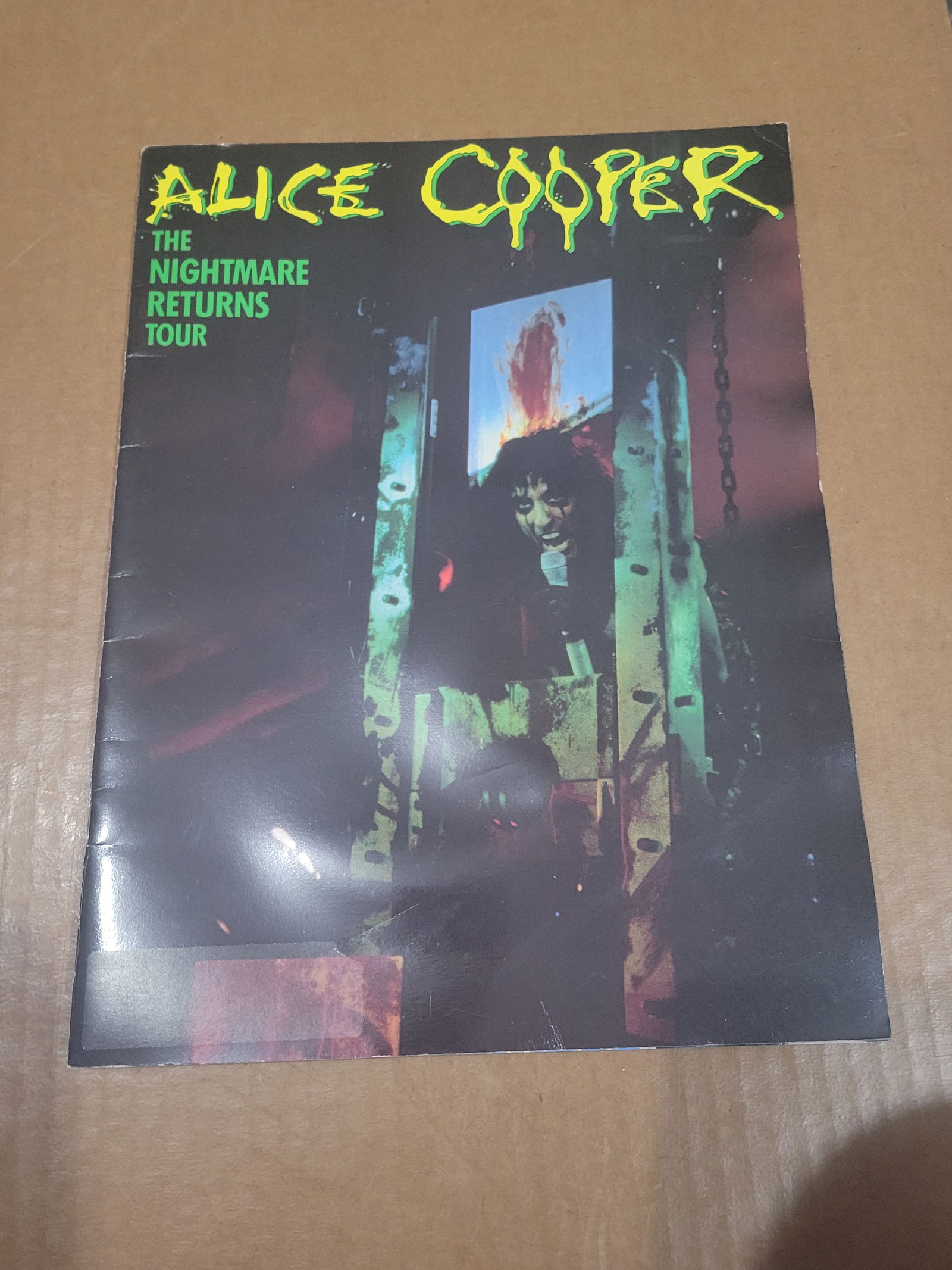 Vintage Alice Cooper The Nightmare Returns Tour Program Book (1 of 3)