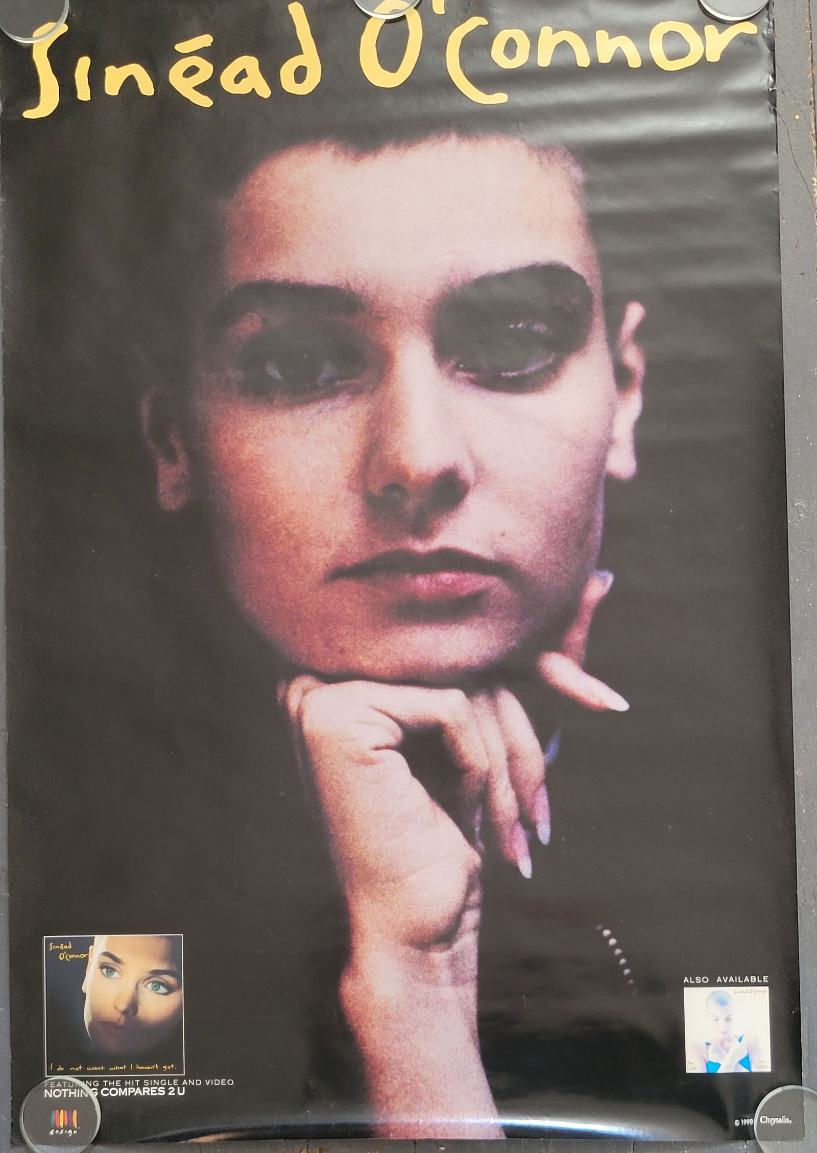 Sinead O'Connor 1990 Promo Poster (1 of 1)