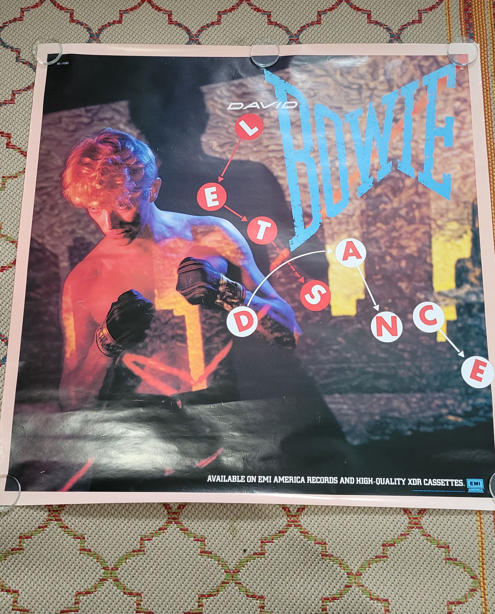 David Bowie Lets Dance Promo Poster 1984 (1 of 1)
