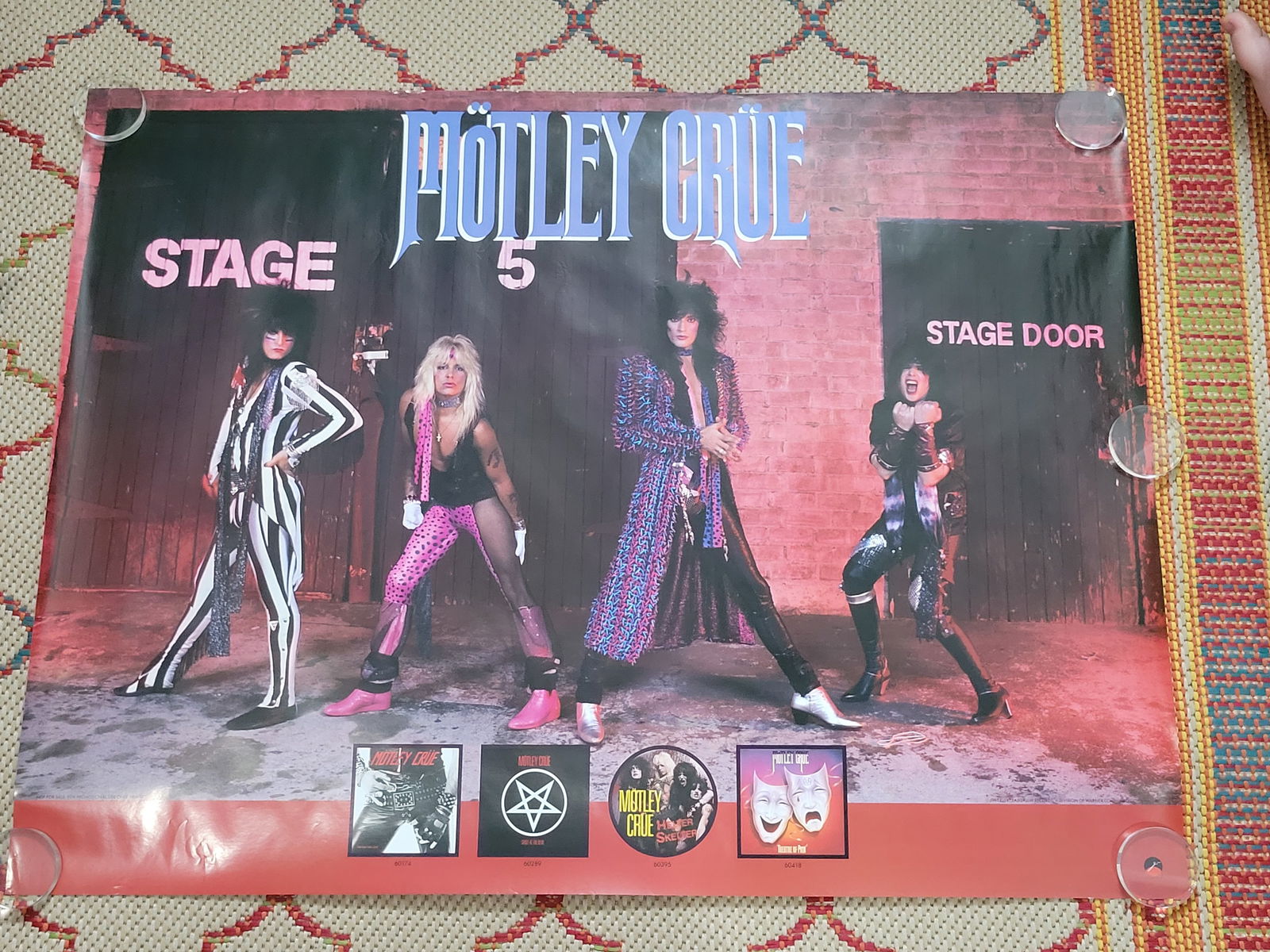 Motley Crue 1985 Promo Poster (1 of 1)
