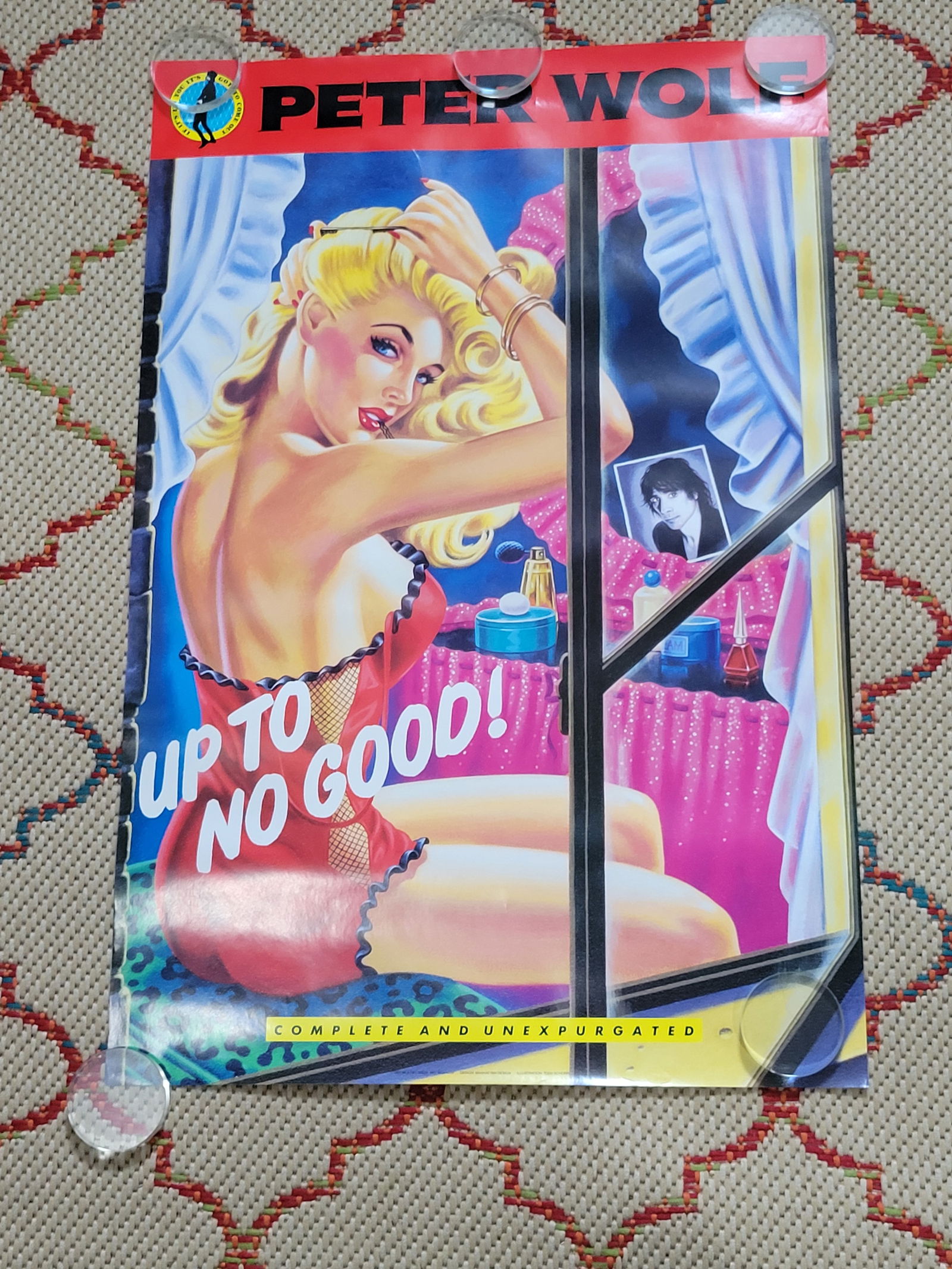 Peter Wolf 1990 Promo Poster (1 of 1)