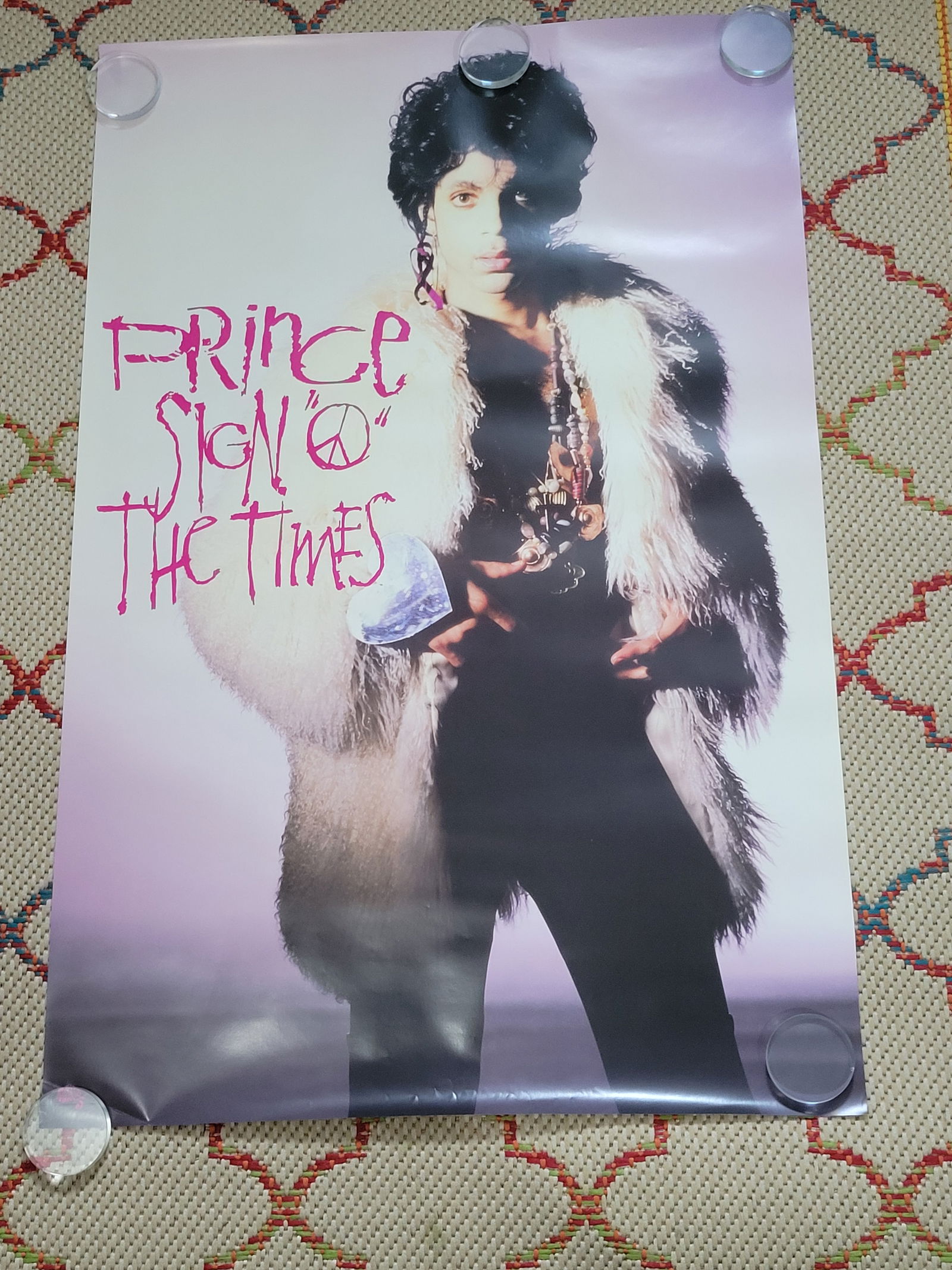 Prince Sign Of Times Promo Poster (1 of 1)