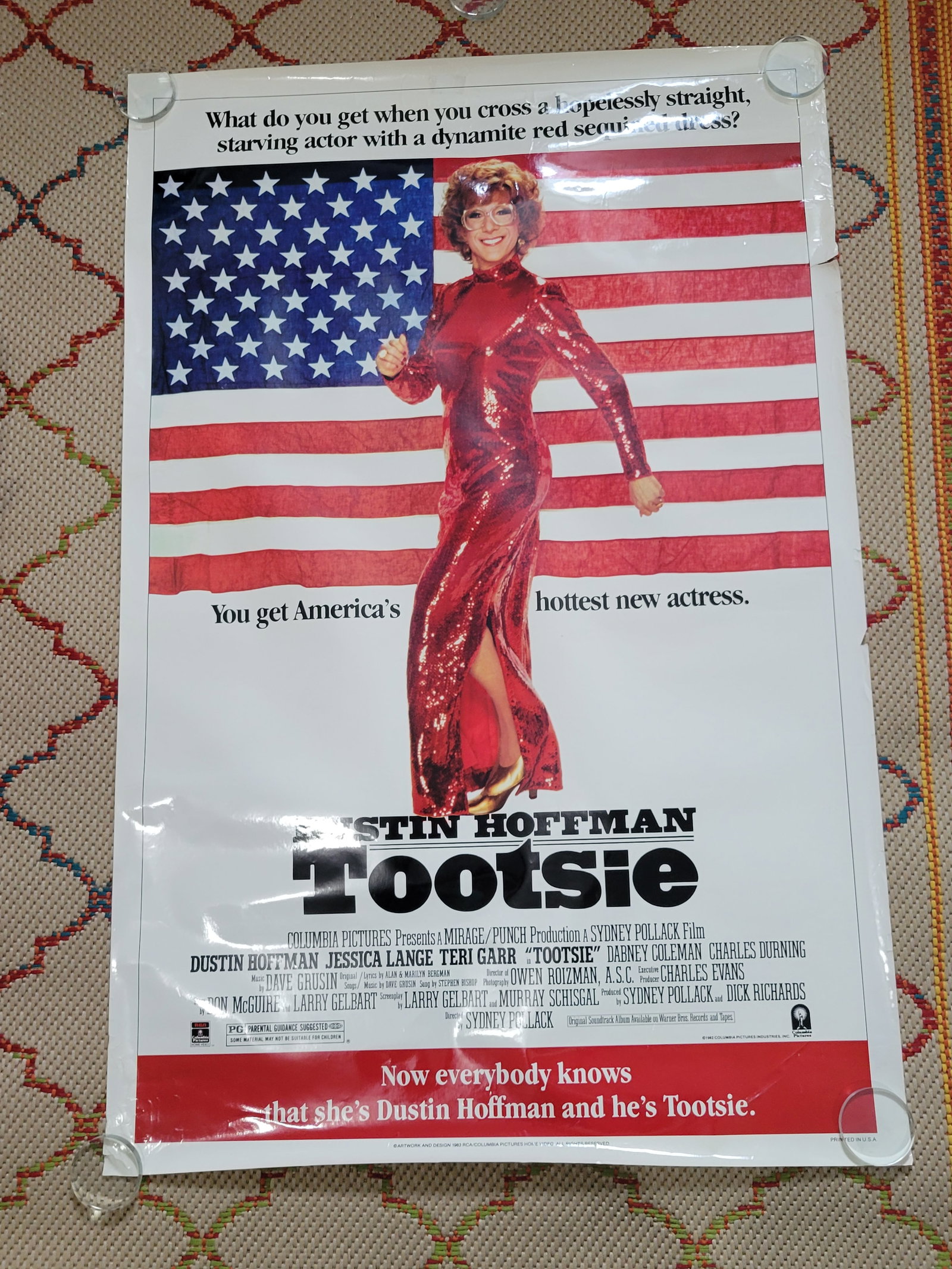 Tootsie Promo Movie Poster 1982: approx 40x27
