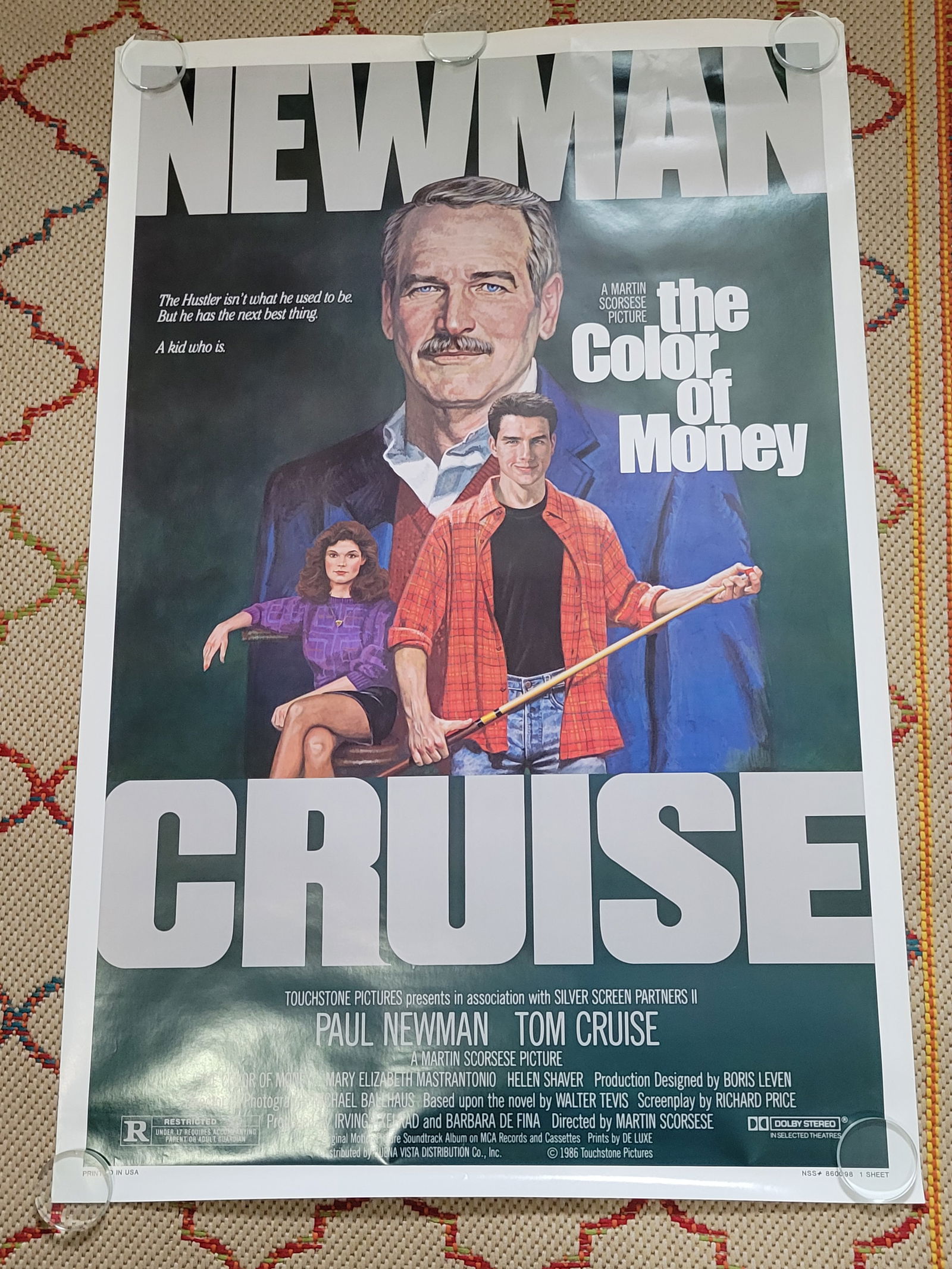 Color Of Money Promo Movie Poster 1986 (1 of 1)