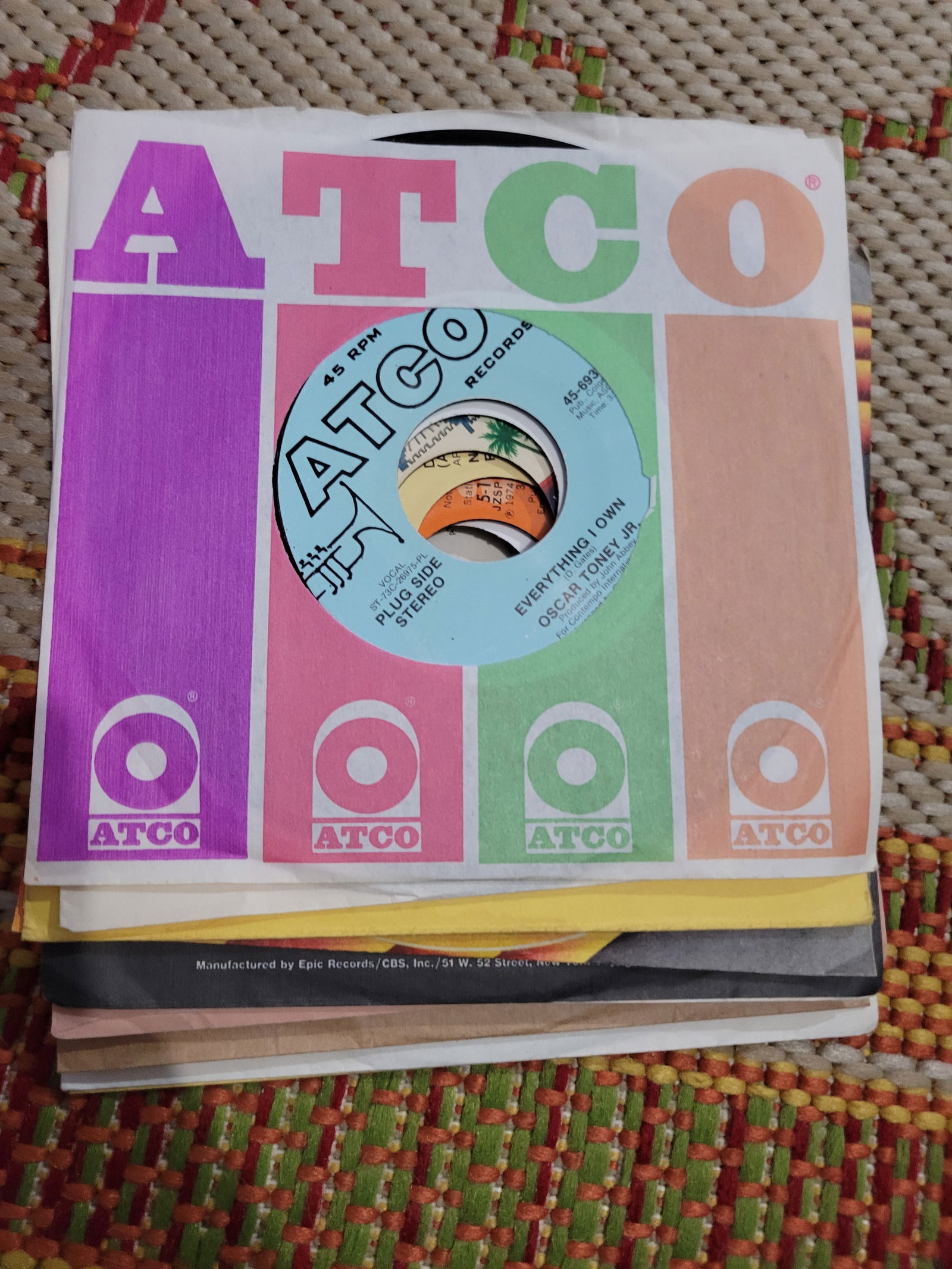 Lot of 45 RPM Records Mixed Genre (1 of 3)