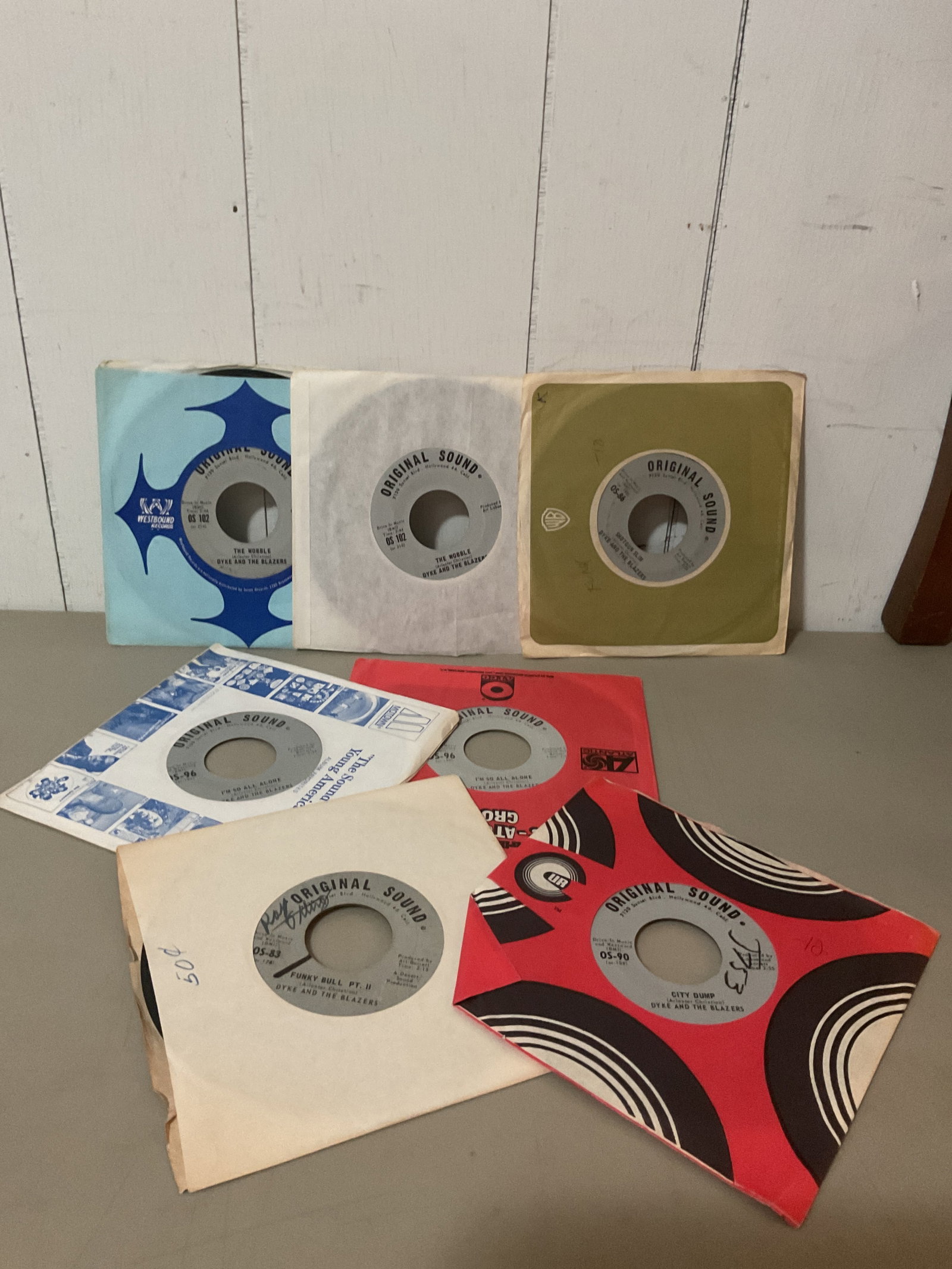 Lot of 45 rpm vinyl records Dyke And The Blazers: All play and are in VG-EXC condition