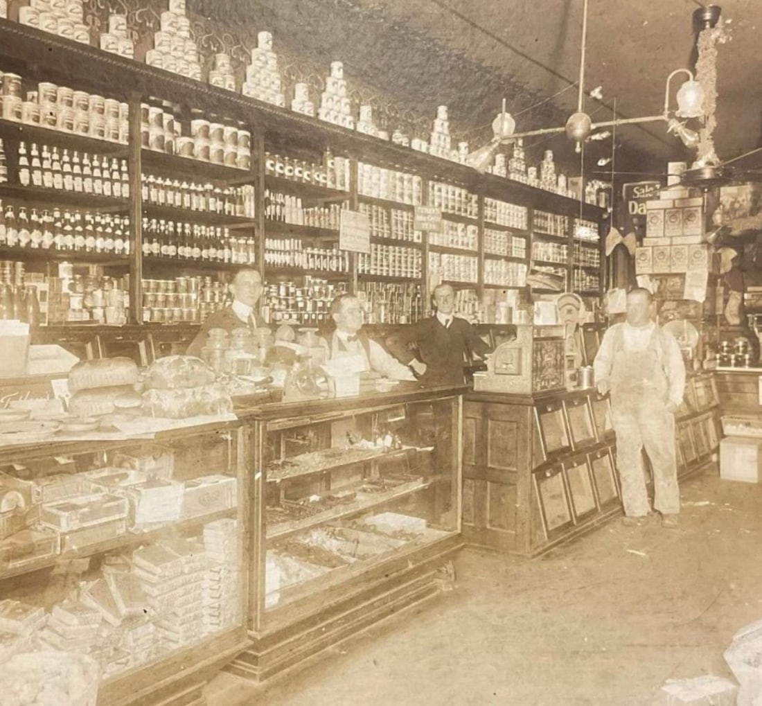 Antique Cabinet Card Photograph  General  Store Derry Street Harrisburg PA (1 of 3)