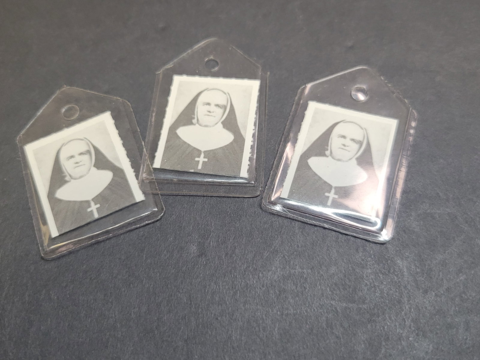 Lot Of 3 Religious  Catholic Shrine Reliquary Saint Marie Louise (1 of 2)