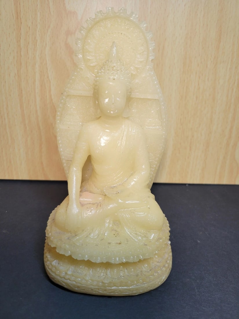 Vintage Tibet Shakyamuni Amitabha Buddha Statue (1 of 3)