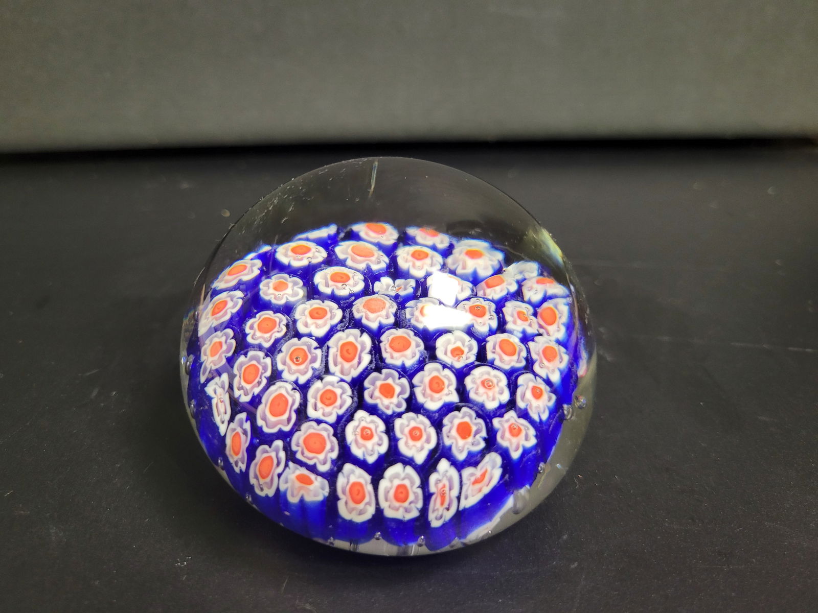 Vintage Marano millefiori paperweight: Nice paperweight