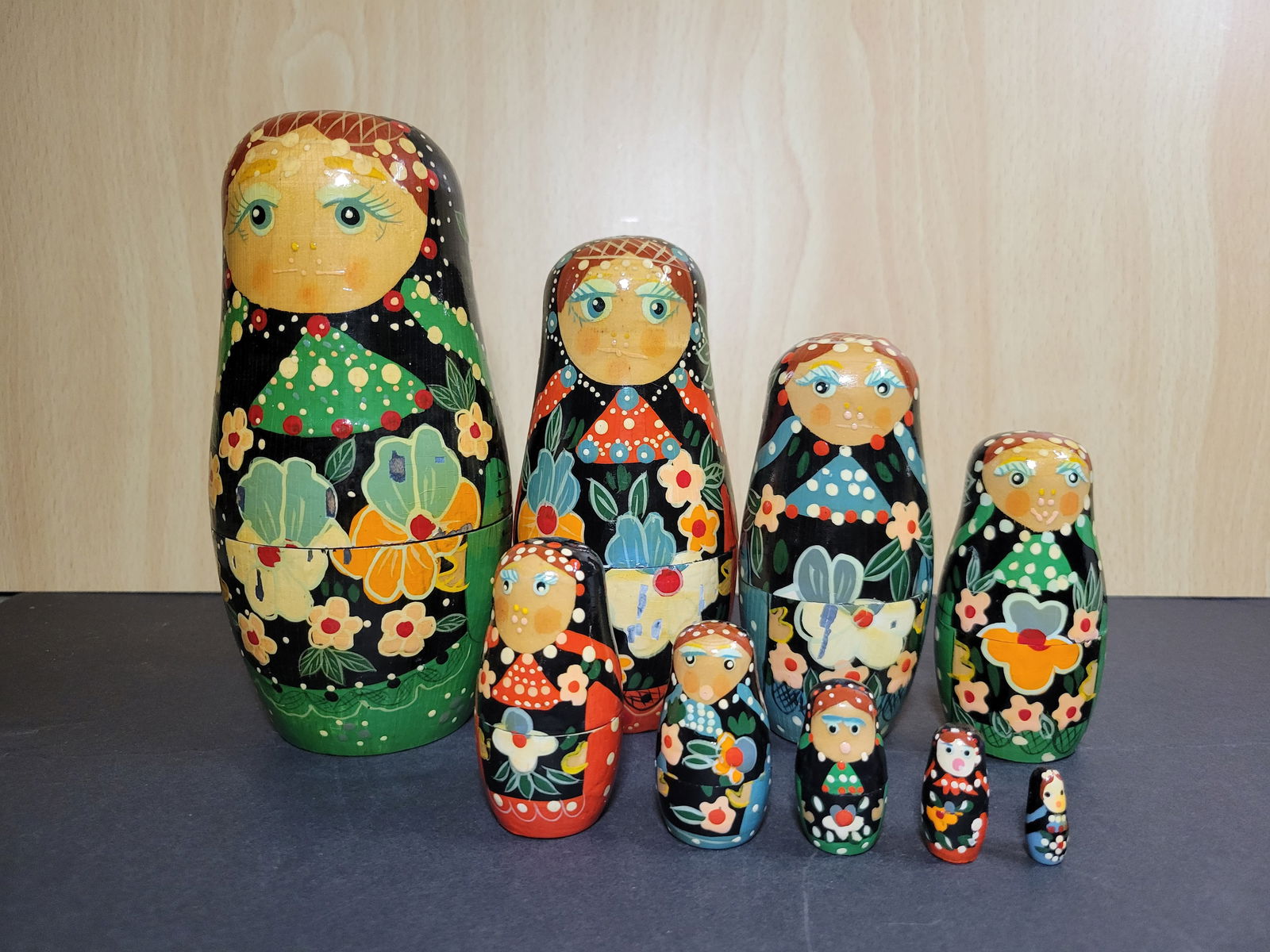 Vintage Russian Nesting Dolls: Have some ware